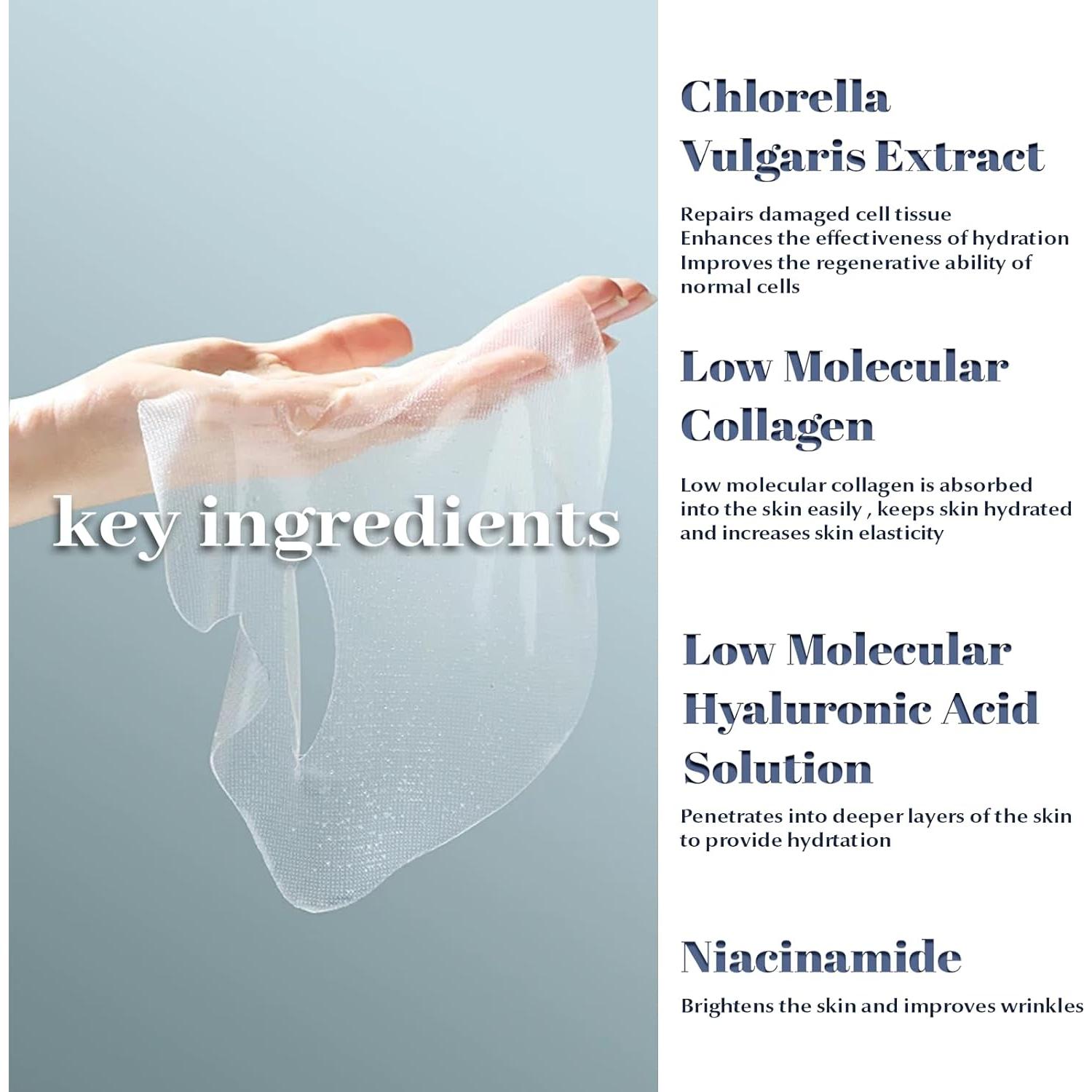 Mascarilla Facial Hidratante Jucundus Chlorella 1 Cuenta