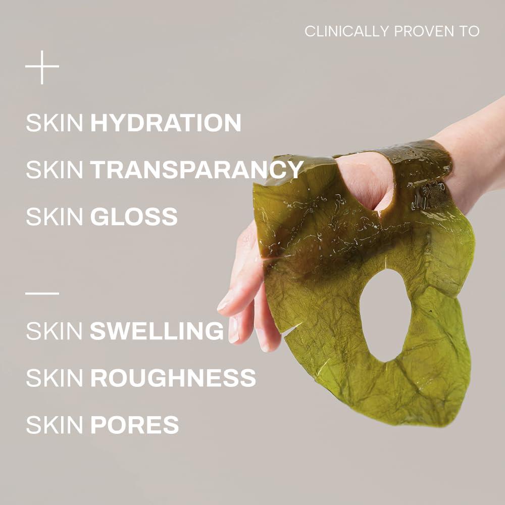 Mascarilla Facial de Algas Kelp Orgánica Whamisa - 5 Piezas