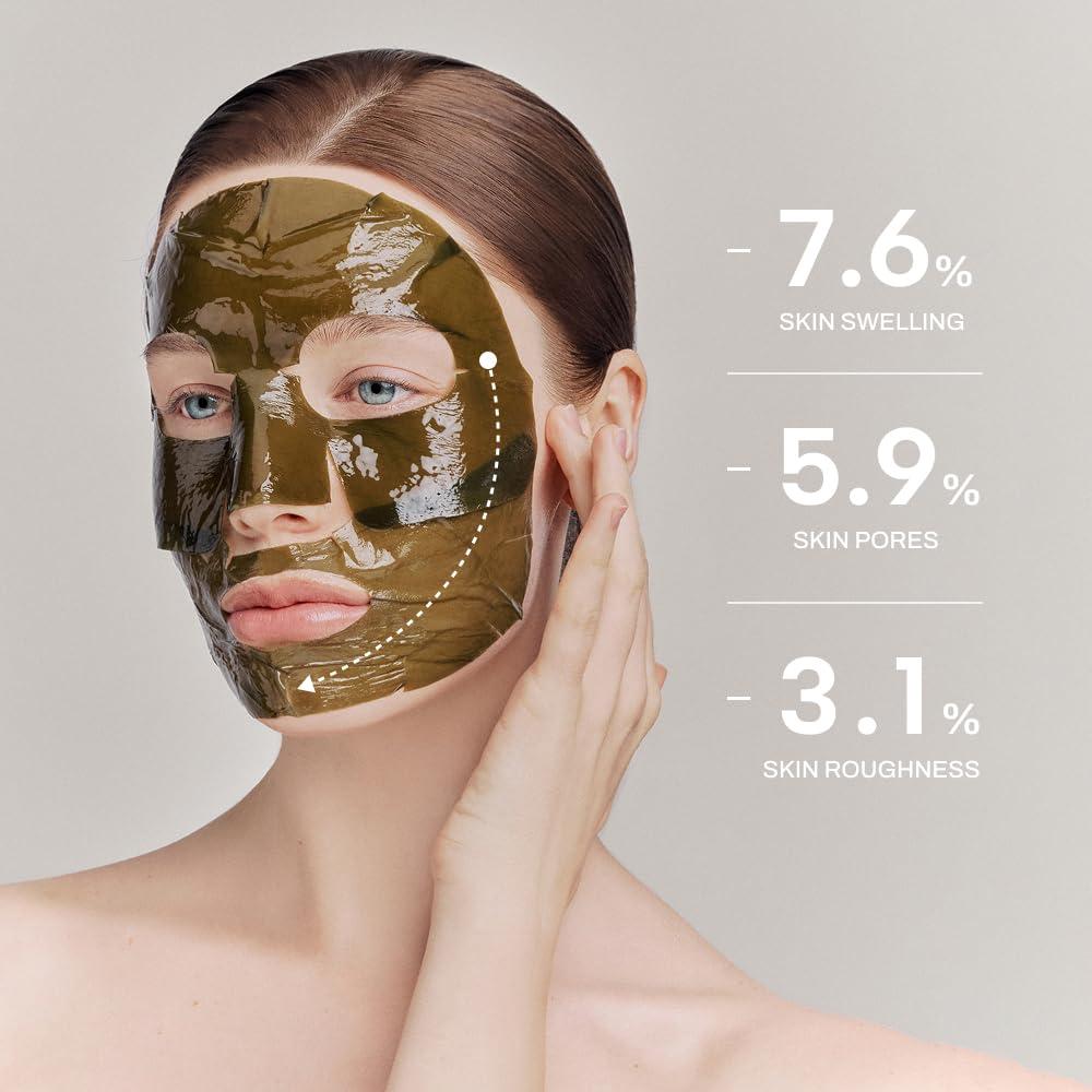Mascarilla Facial de Algas Kelp Orgánica Whamisa - 5 Piezas