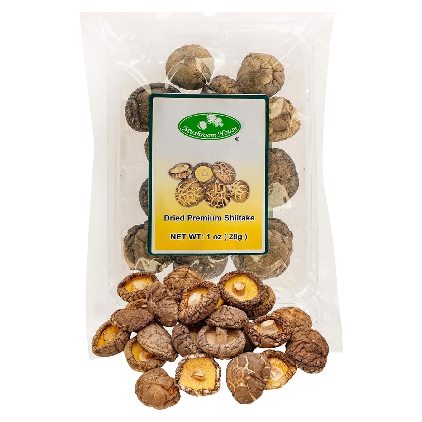 Champiñones Shiitake Secos Orgánicos Casa de Champiñones 28g