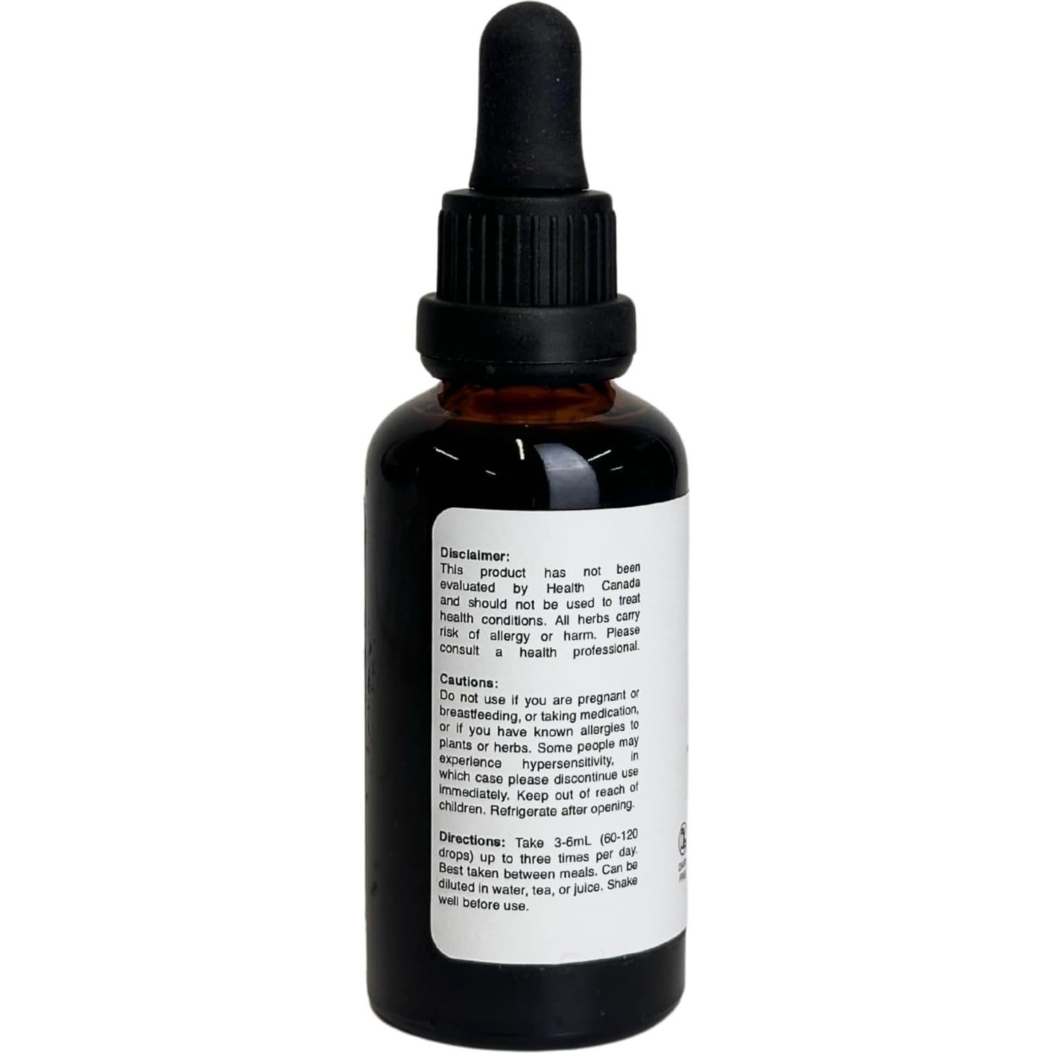 Tintura de raíz de bardana Herbity 50 ml - Sin alcohol, vegano