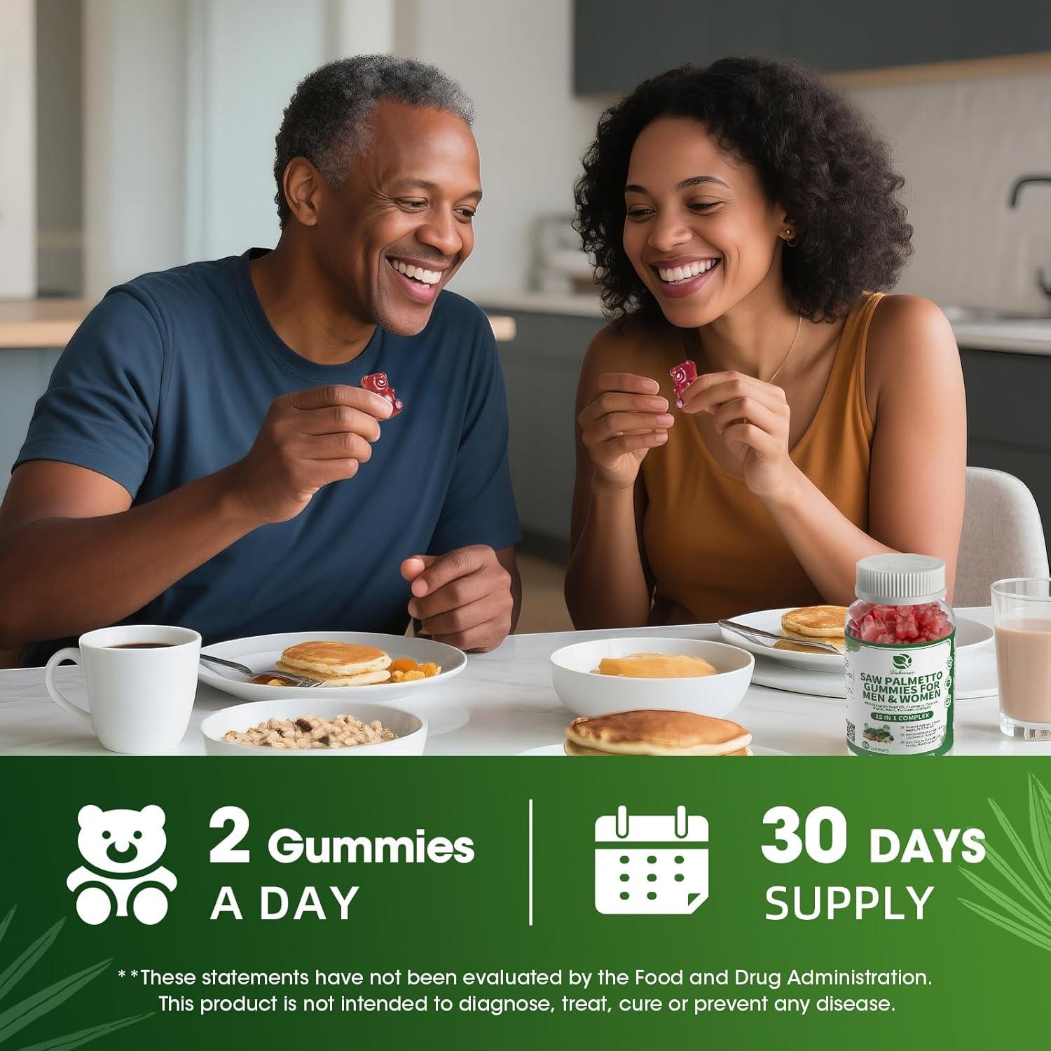 Gominolas Saw Palmetto Lukaree 15 en 1 - 60 Unidades