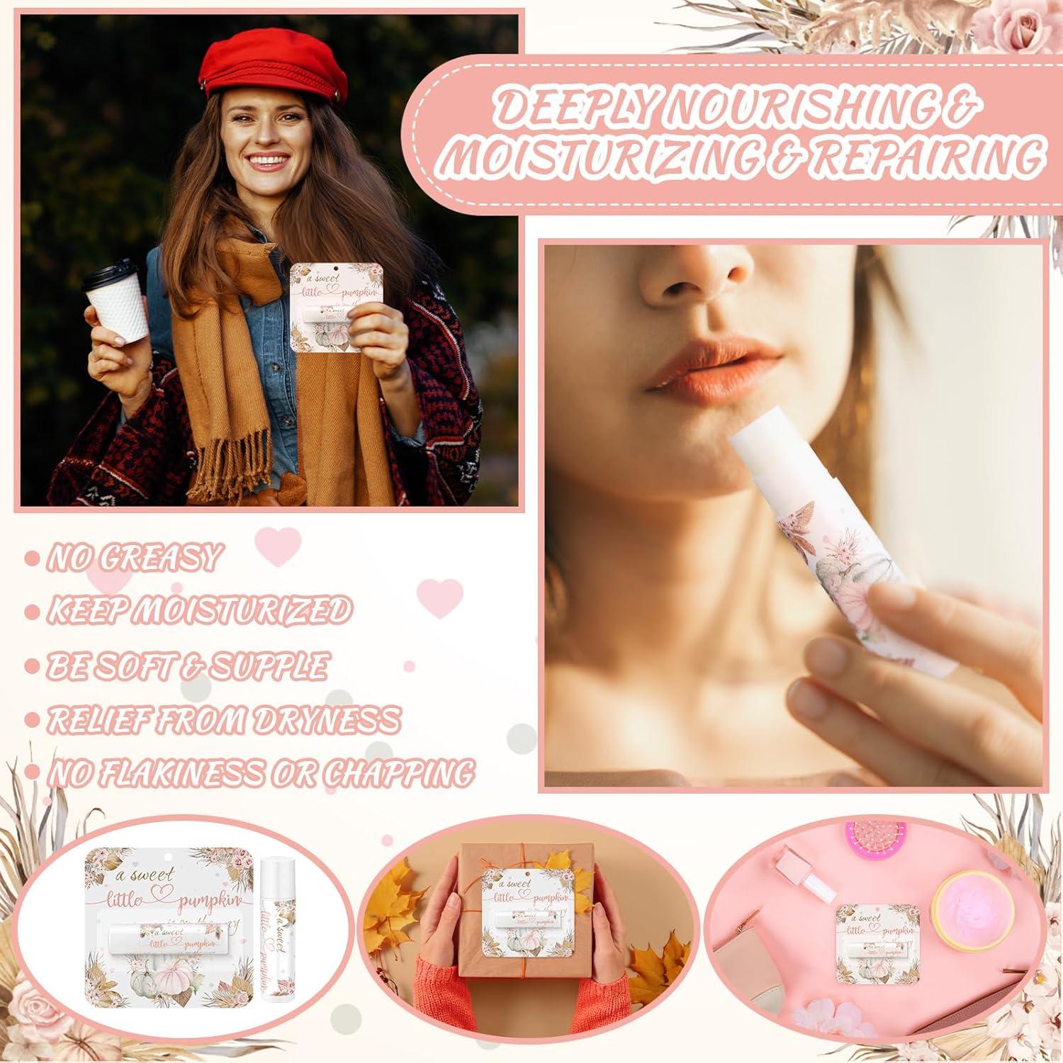 24 Balsamos Labiales Boho Otoño Heigble Hidratantes 4.8g