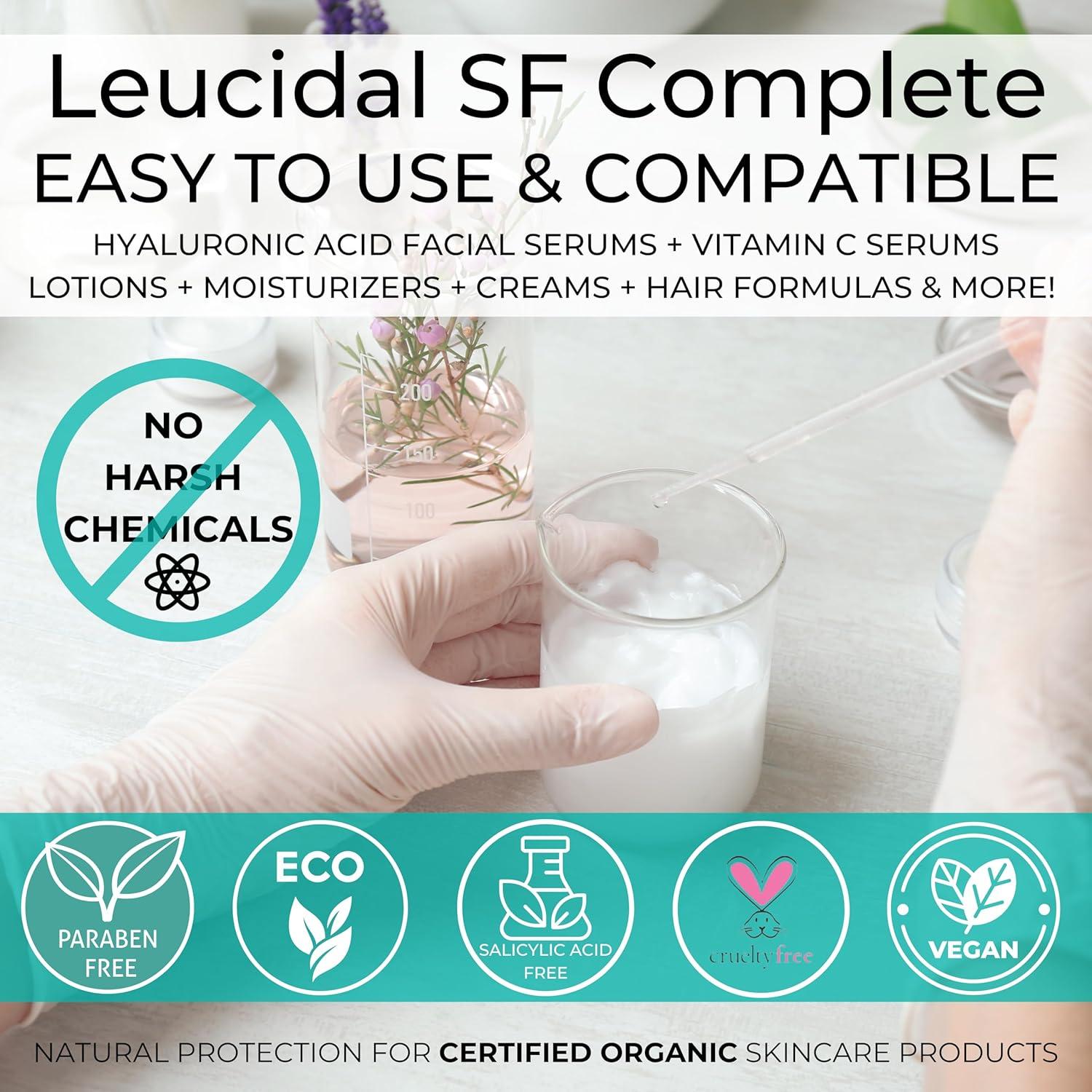 Leucidal SF Completo 30 ml - Conservante Natural para Cosméticos