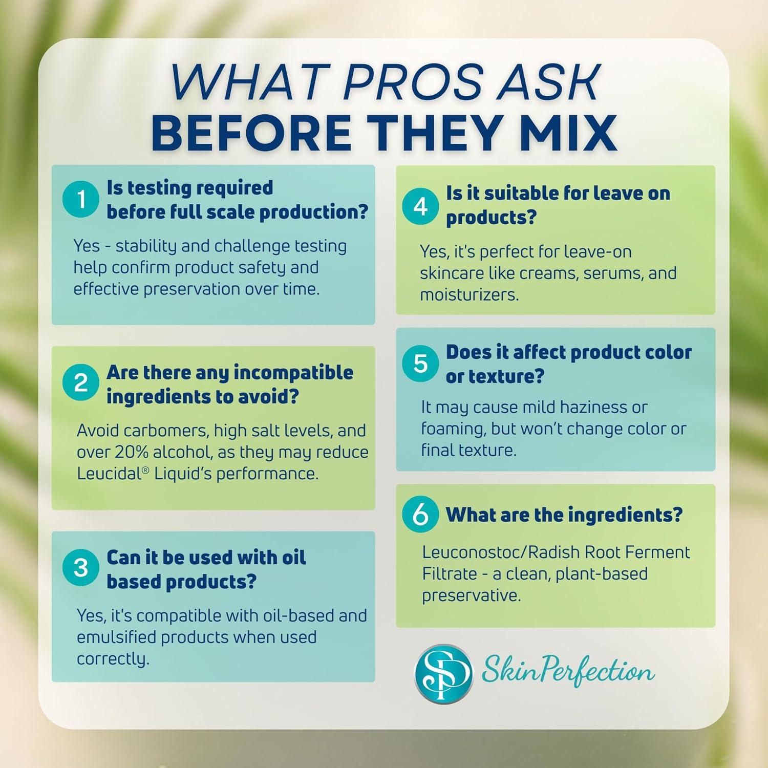 Leucidal SF Completo 30 ml - Conservante Natural para Cosméticos