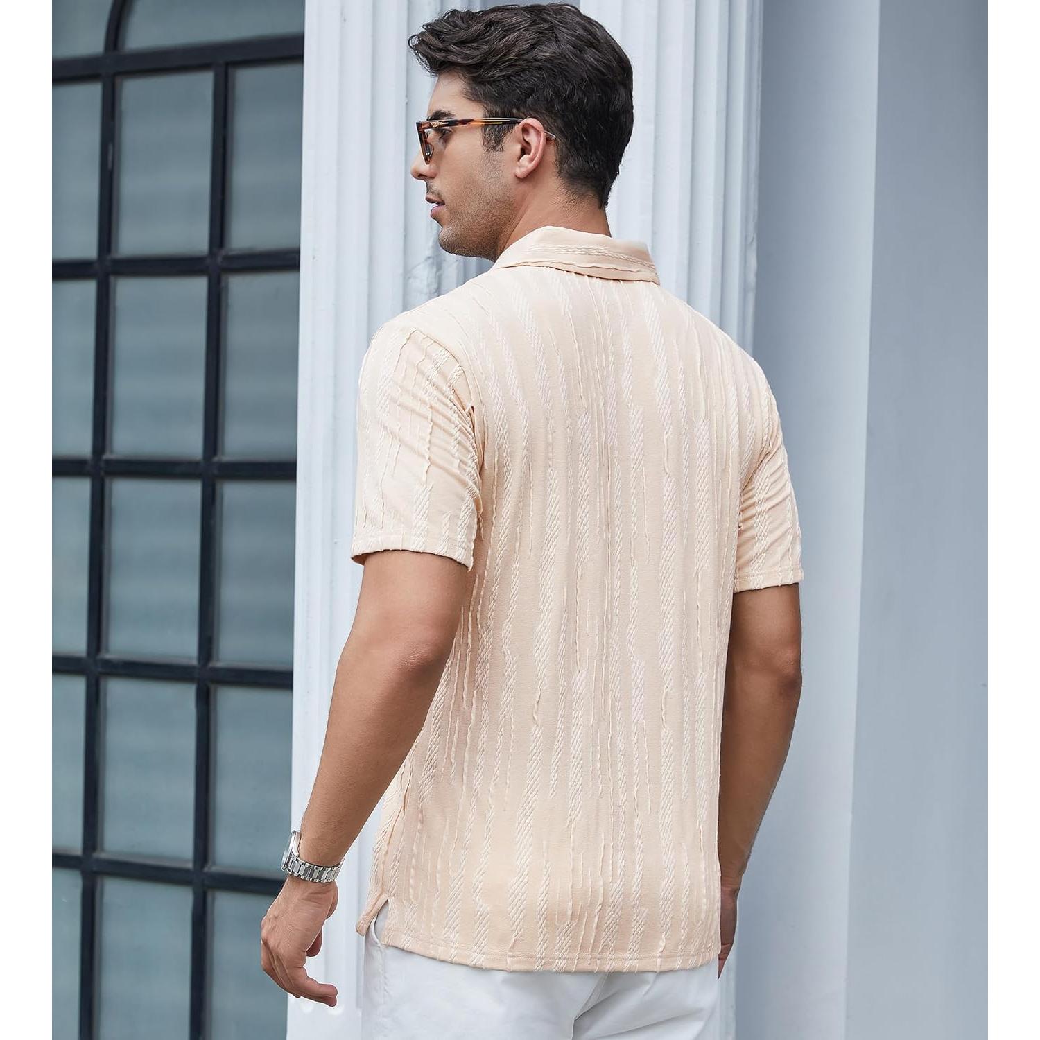 Camisa de Golf Sin Costuras Alex Vando Hombre Secado Rápido