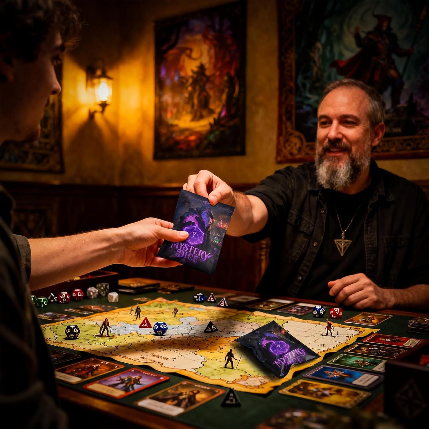 Paquete de Dados RPG BiiSaa - 6 Bolsas Ciegas con 7 Dados