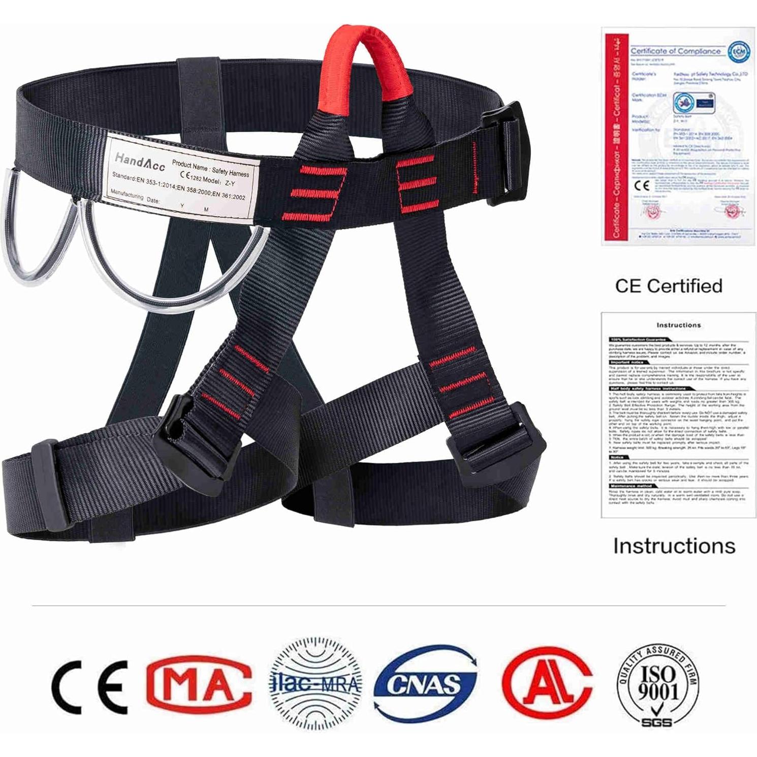 Cinturón de Escalada HandAcc Z-Y Unisex 50-114 cm