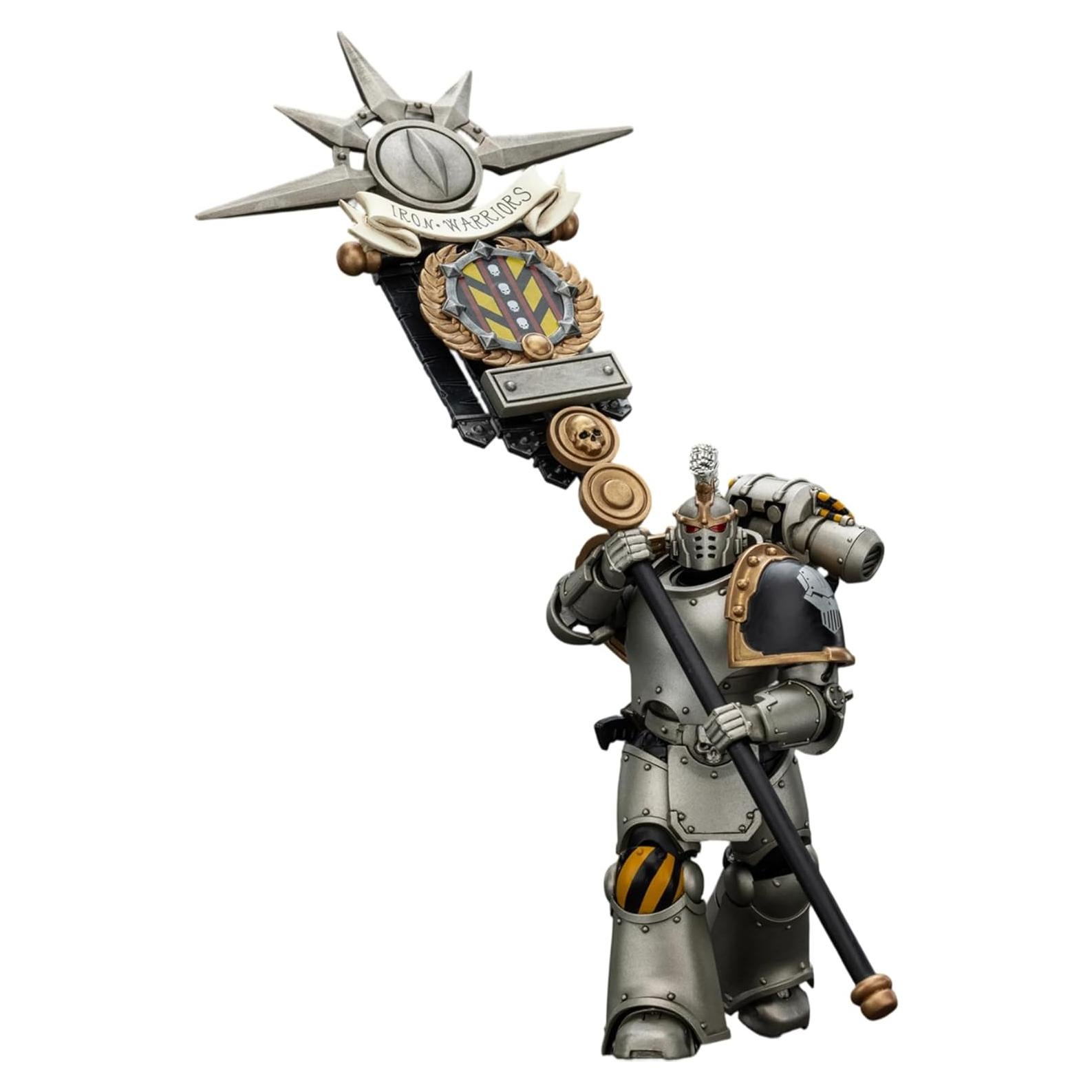 Figura de Acción JOYTOY Warhammer 40K Elegido con Estandarte 12cm