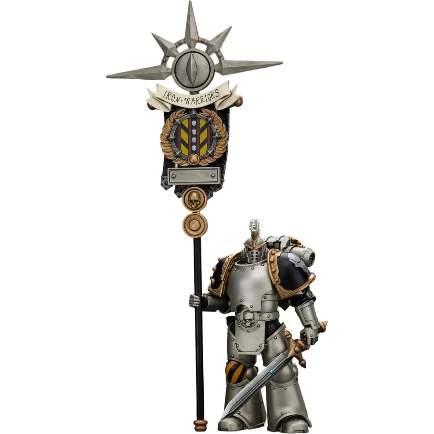Figura de Acción JOYTOY Warhammer 40K Elegido con Estandarte 12cm