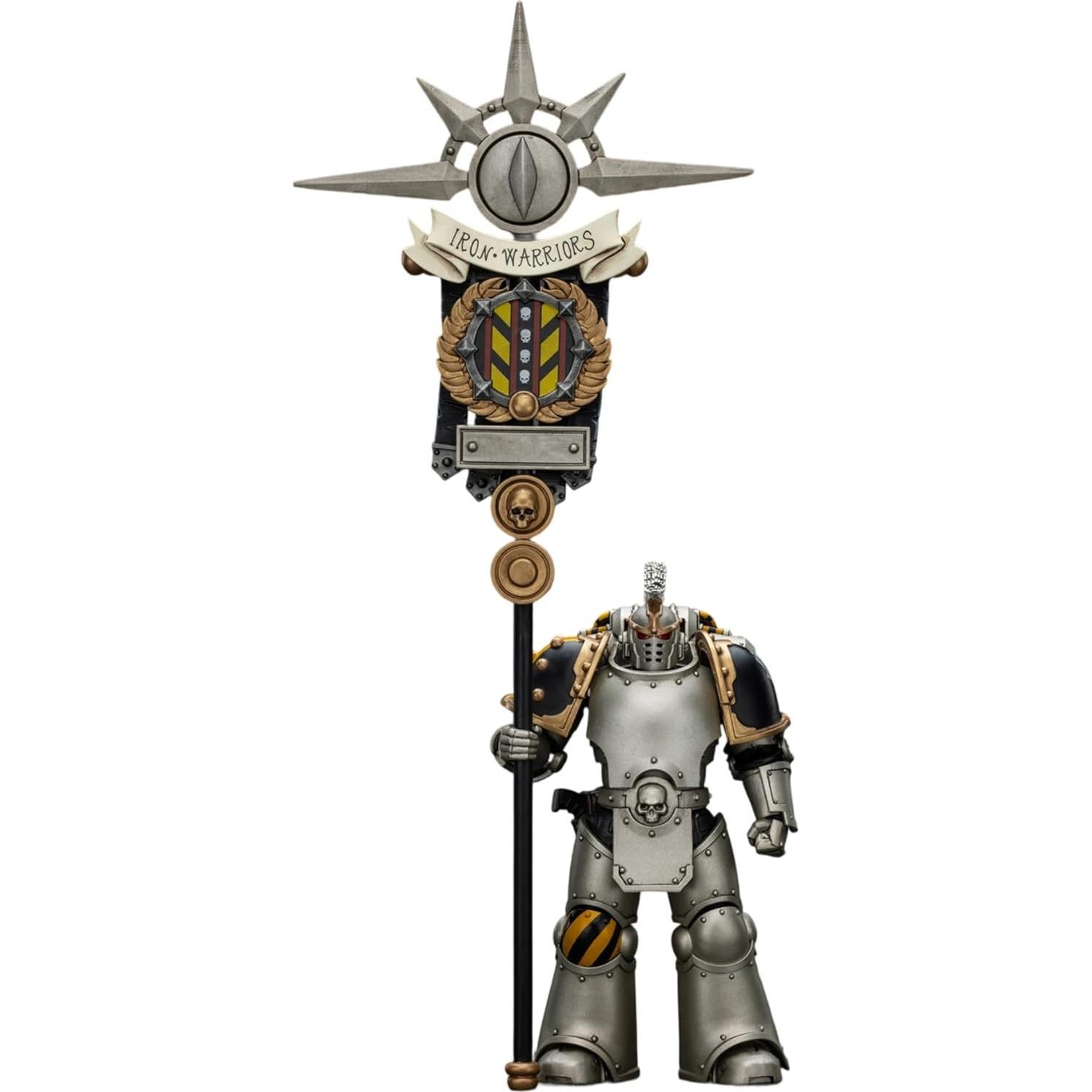 Figura de Acción JOYTOY Warhammer 40K Elegido con Estandarte 12cm