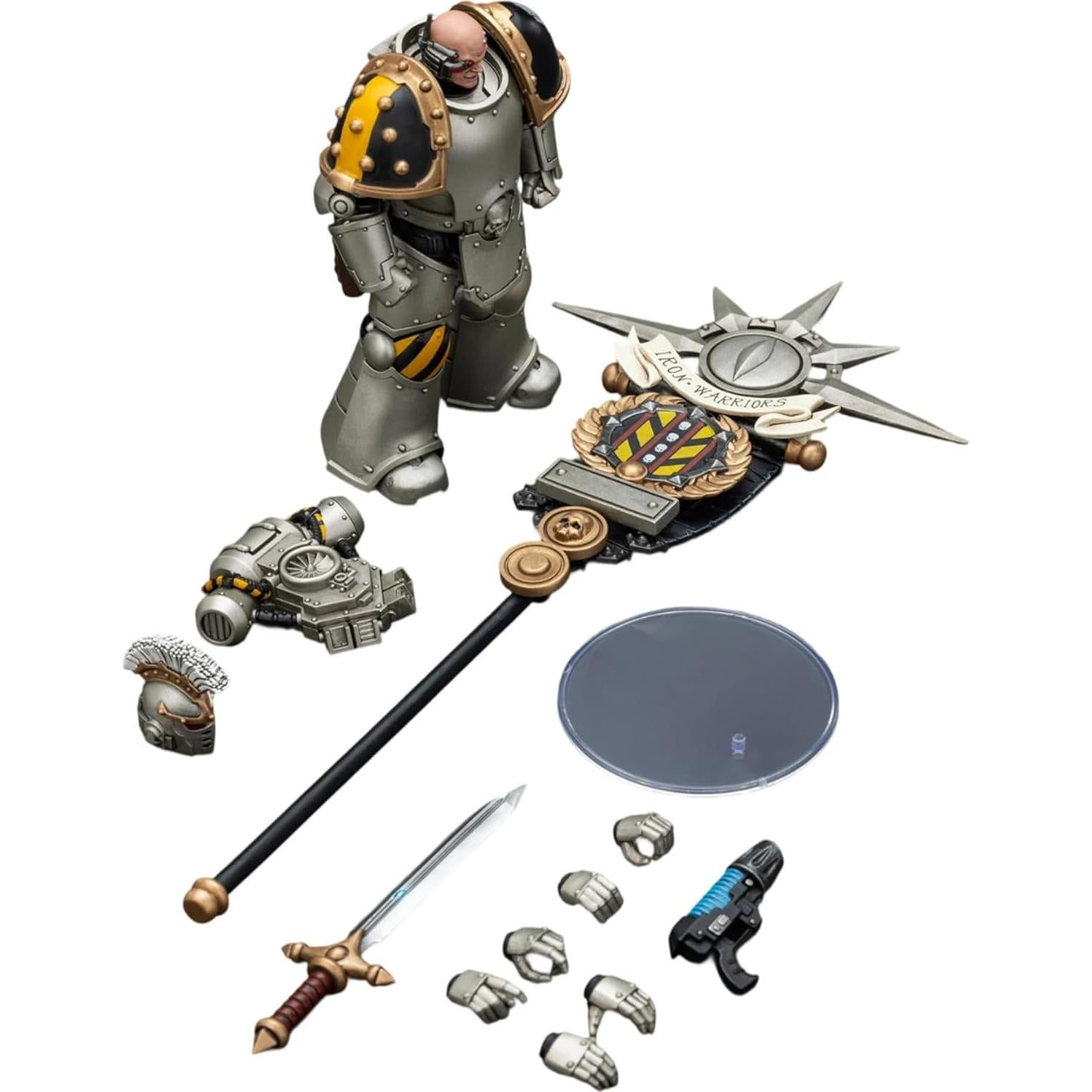 Figura de Acción JOYTOY Warhammer 40K Elegido con Estandarte 12cm