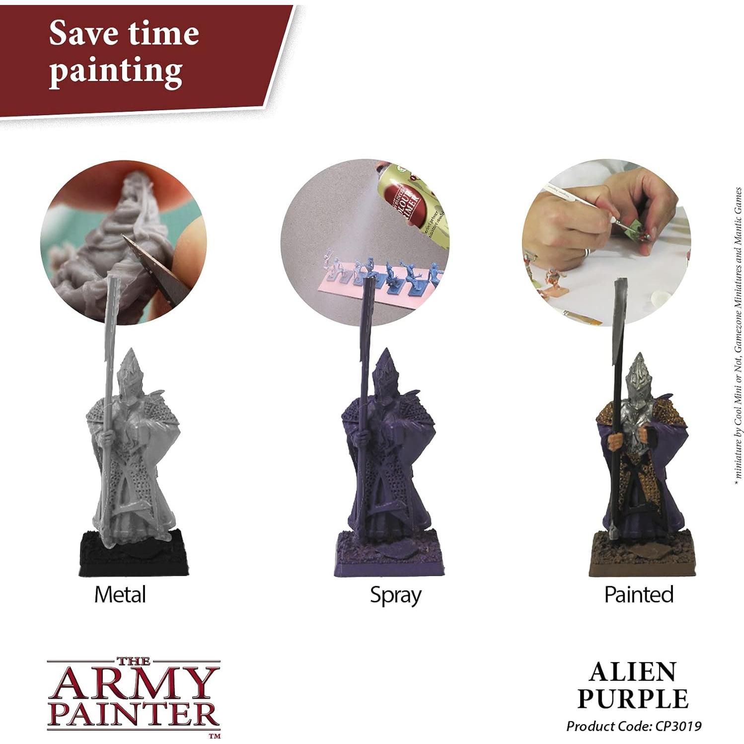 Imprimador Acrílico Spray The Army Painter 400 mL Púrpura Alienígena