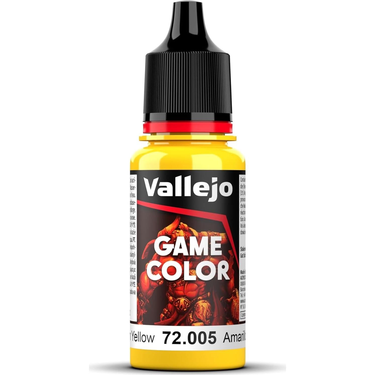 Pintura Acrílica Vallejo Game Color Amarillo Luna Pálida 17ml