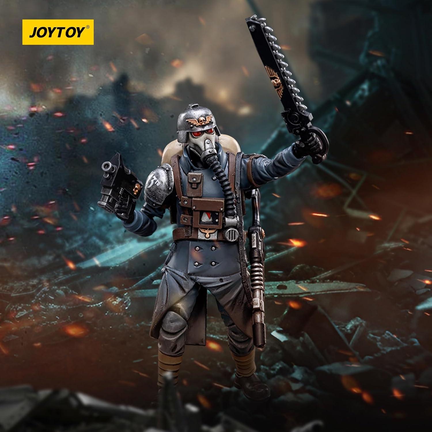 Figura de Acción JOYTOY Warhammer 40k Sargento 1/18