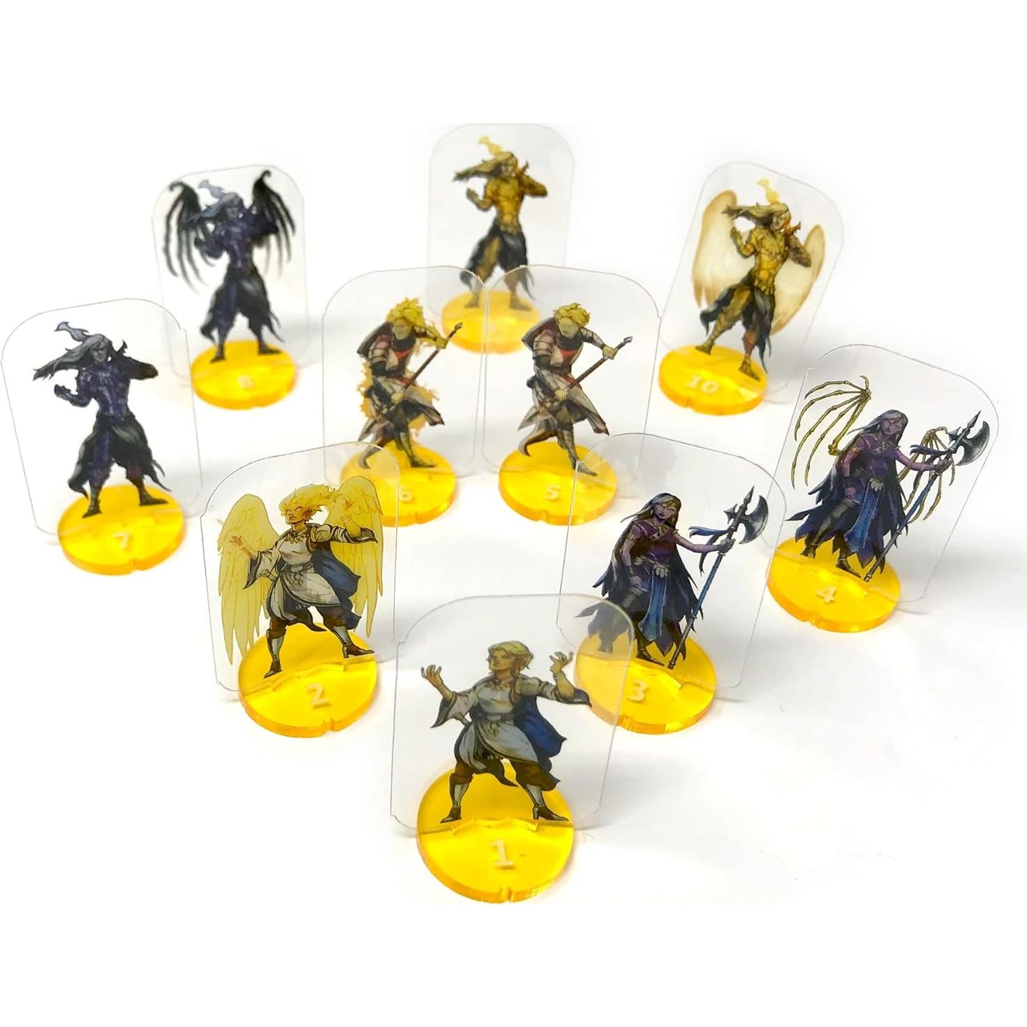 Miniaturas Planas de Plástico Arcknight Aasimar 10p para D&D