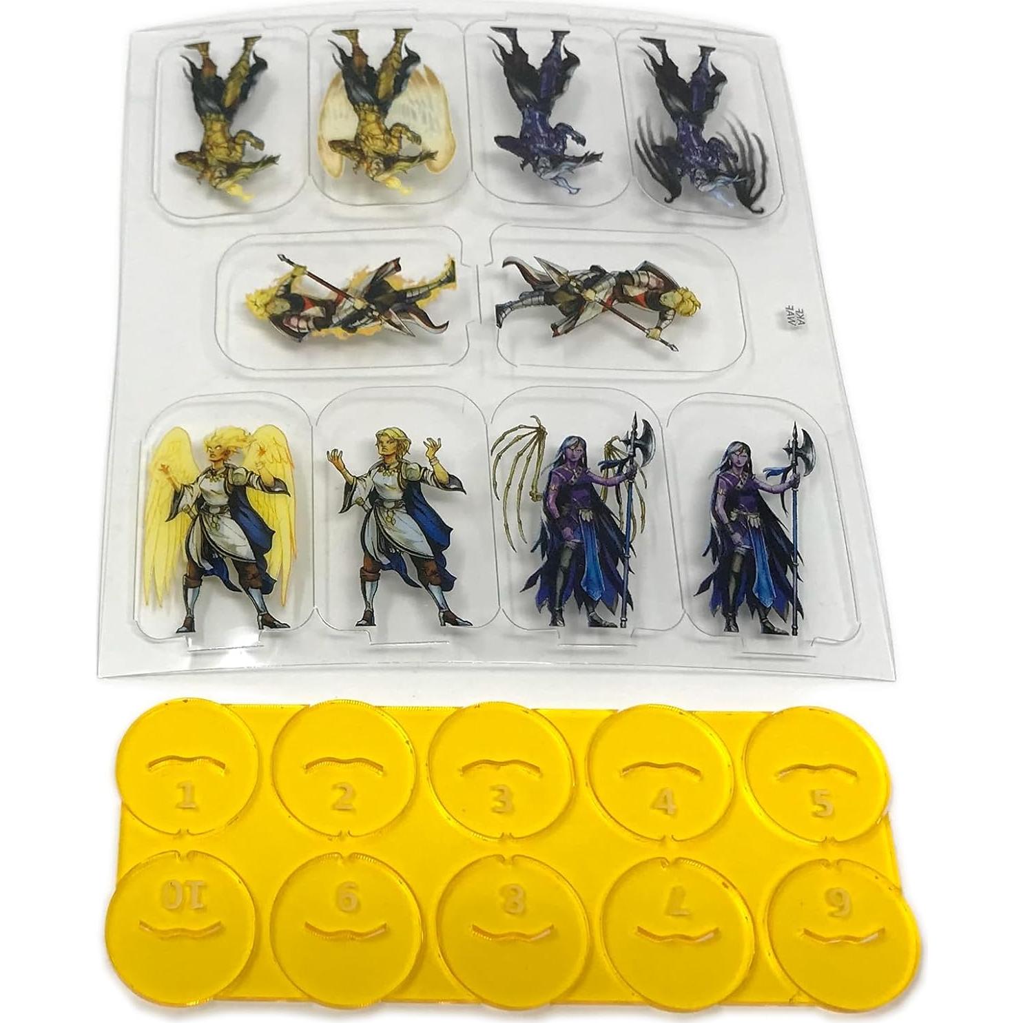 Miniaturas Planas de Plástico Arcknight Aasimar 10p para D&D