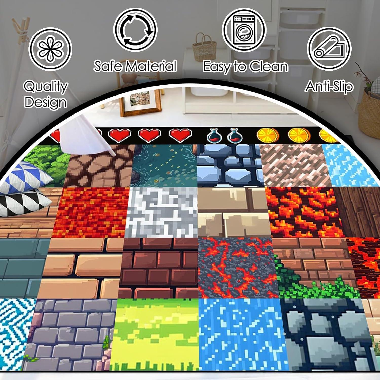 Alfombra de Juego OGPJKEQR 0.76m x 1.22m Multi Colorida