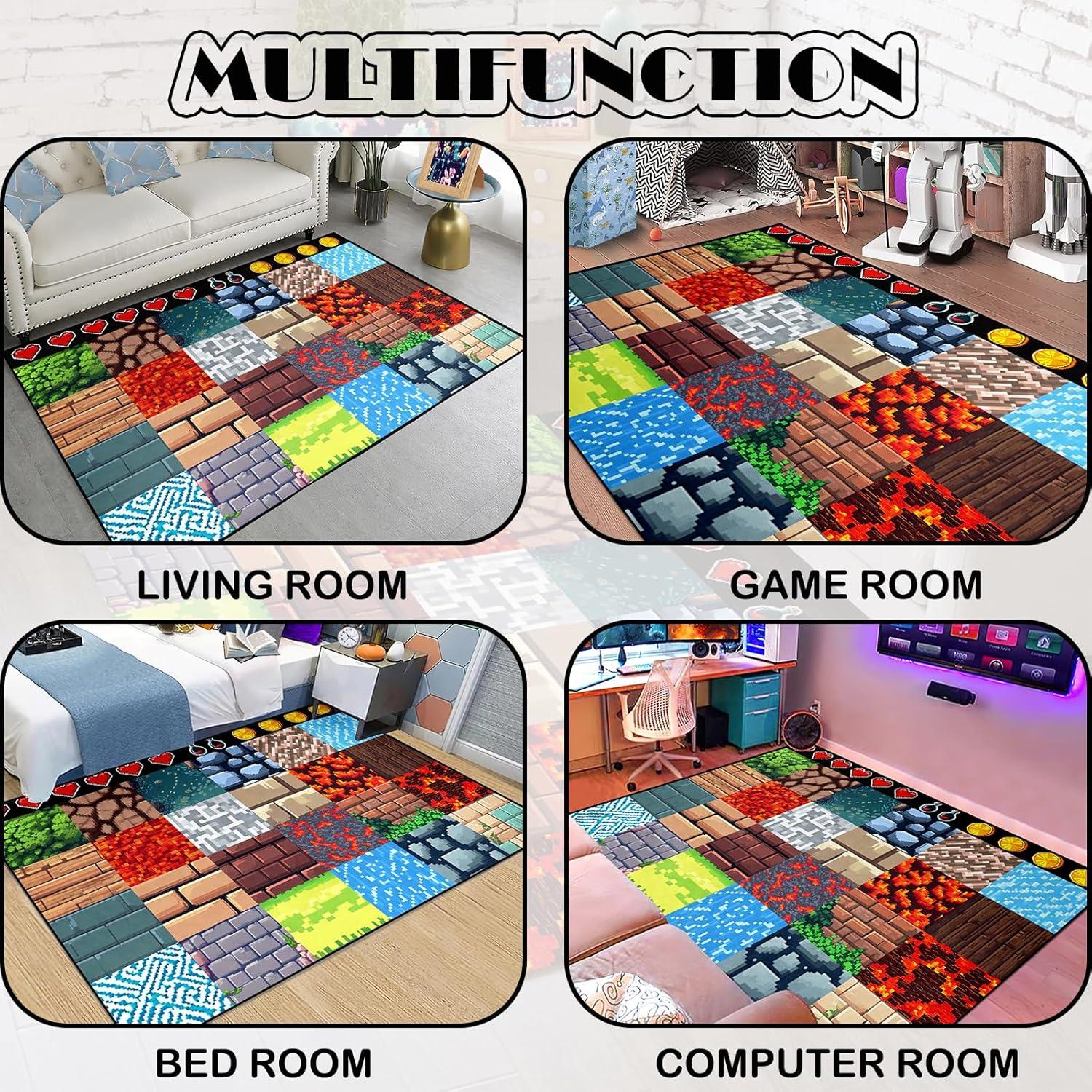 Alfombra de Juego OGPJKEQR 0.76m x 1.22m Multi Colorida