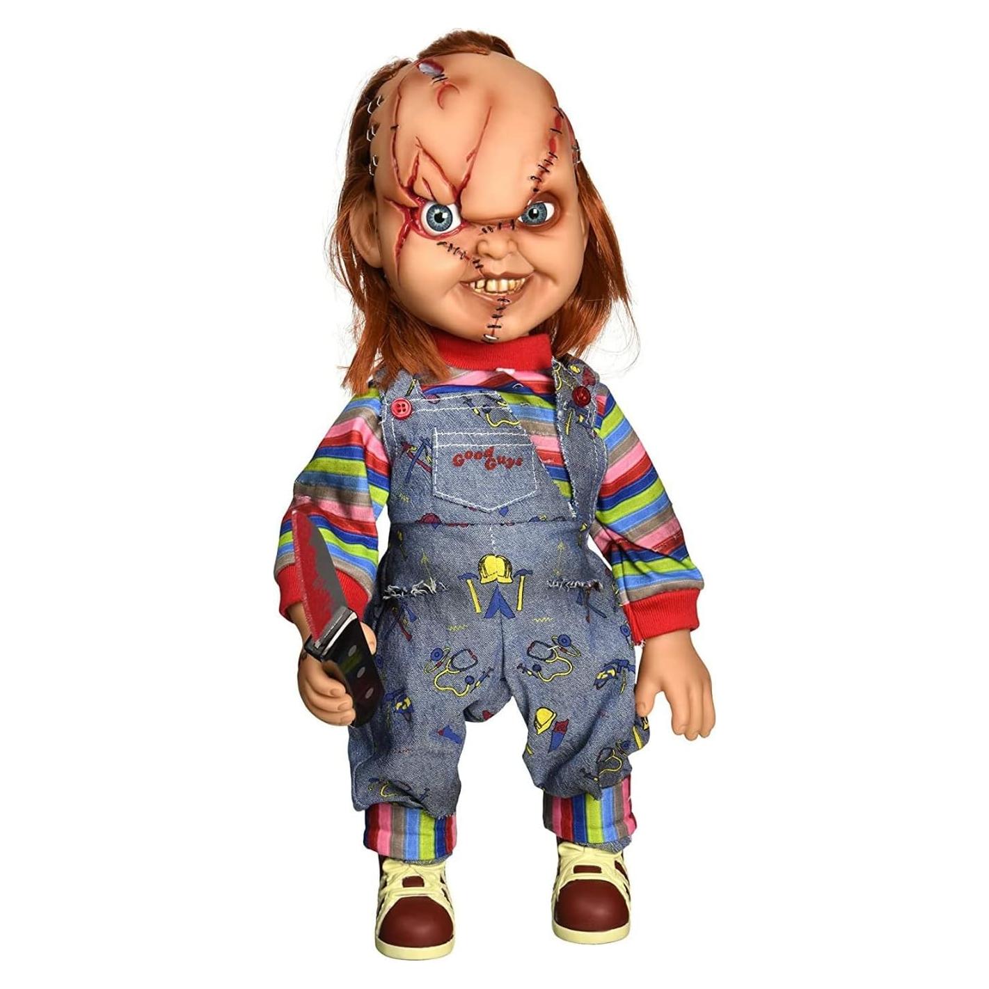 Figura de Acción Chucky Mezco 38 cm Hablante para Coleccionistas