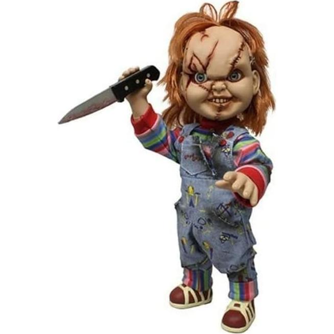Figura de Acción Chucky Mezco 38 cm Hablante para Coleccionistas