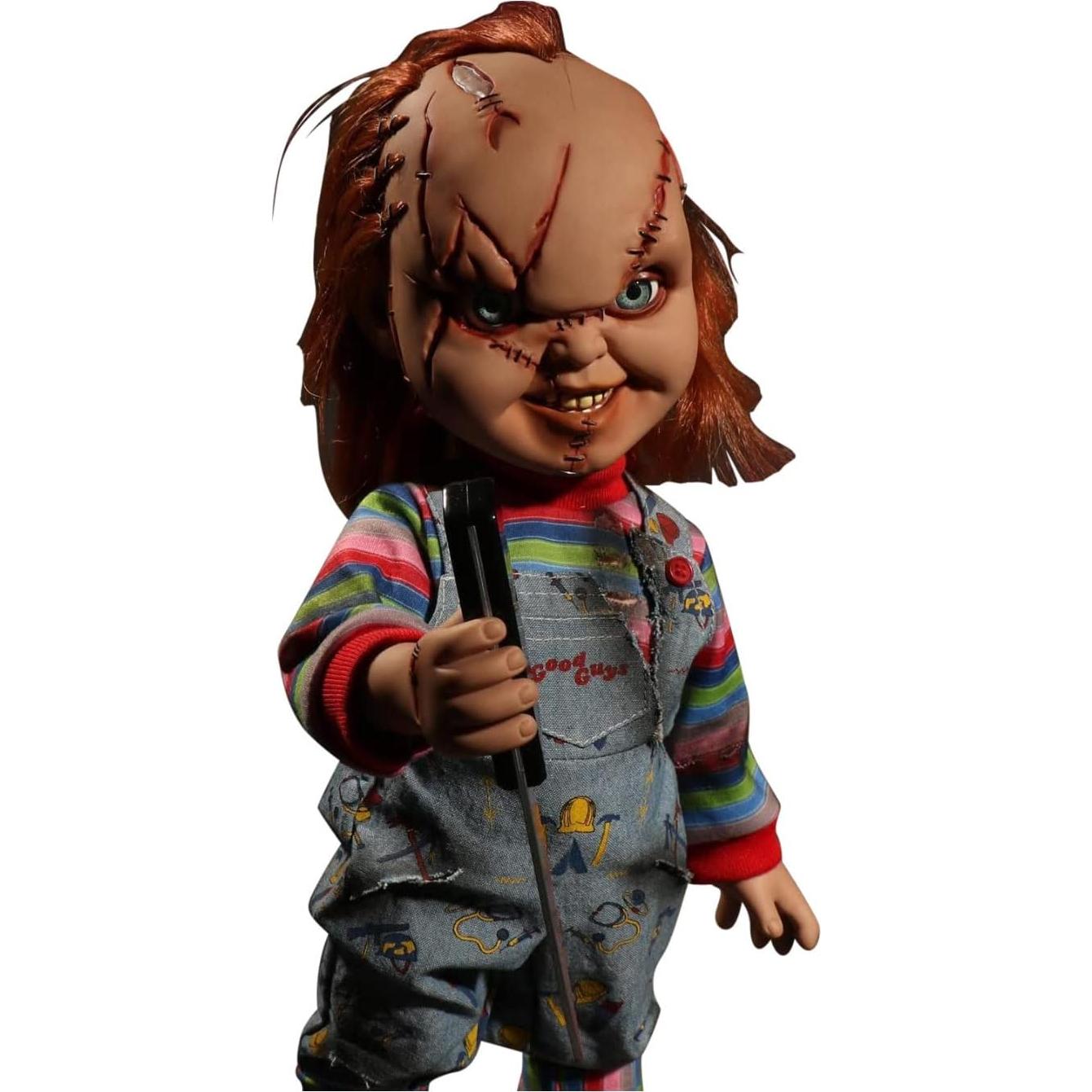 Figura de Acción Chucky Mezco 38 cm Hablante para Coleccionistas
