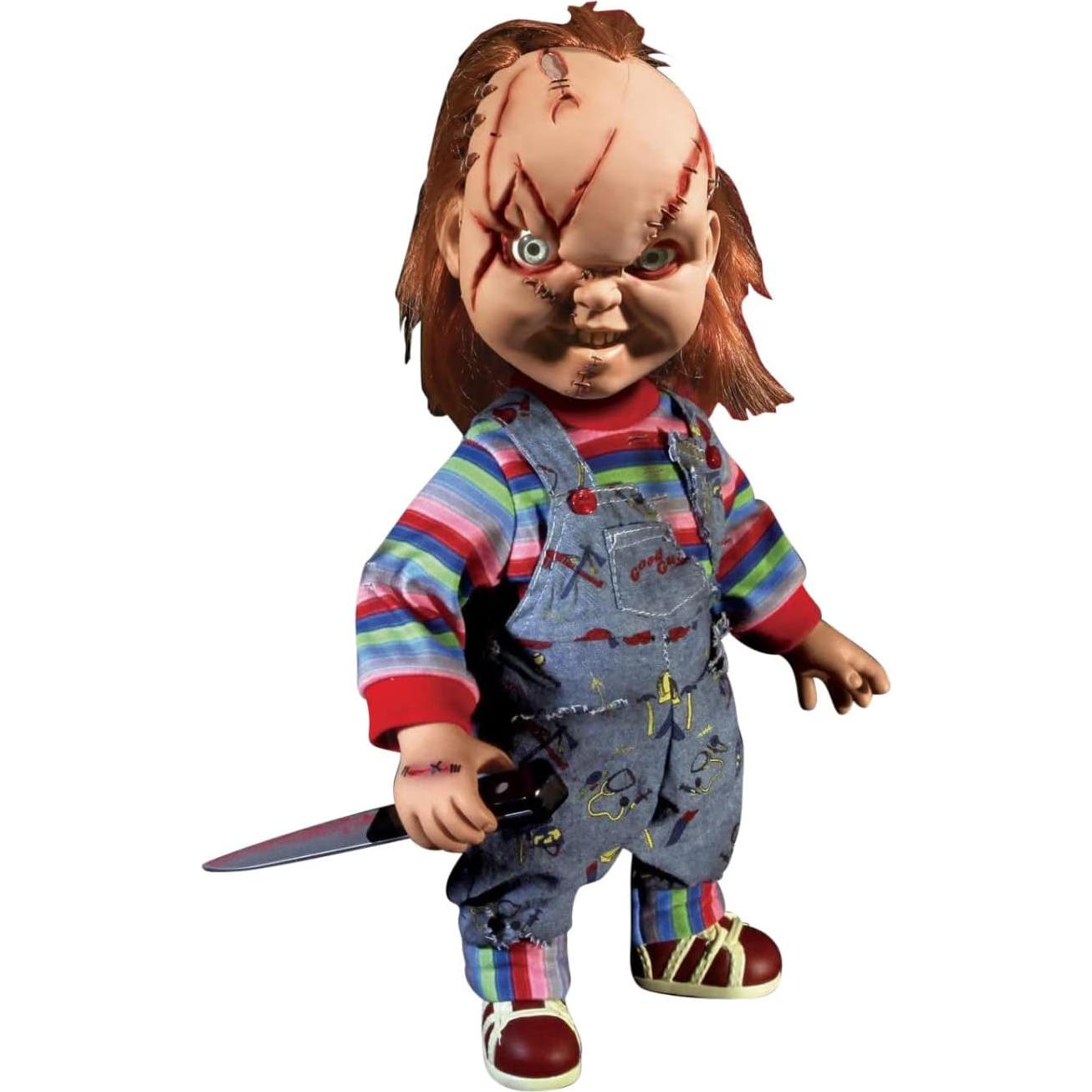 Figura de Acción Chucky Mezco 38 cm Hablante para Coleccionistas