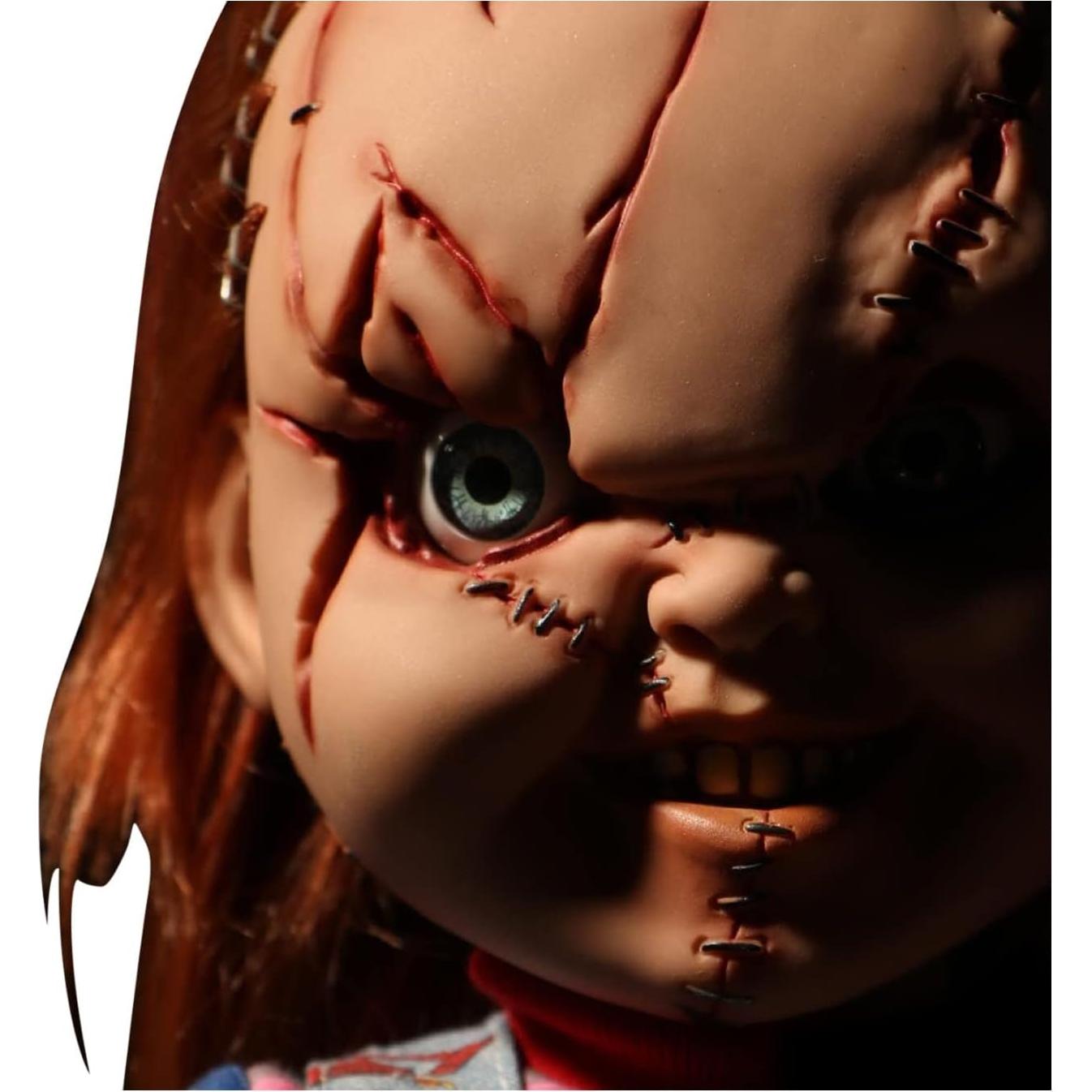 Figura de Acción Chucky Mezco 38 cm Hablante para Coleccionistas