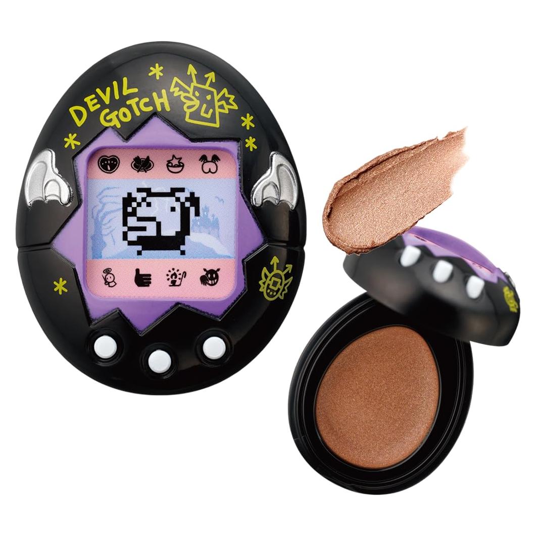 Tamagotchi Deviltchi Negro - Cosmético Compacto Brillo