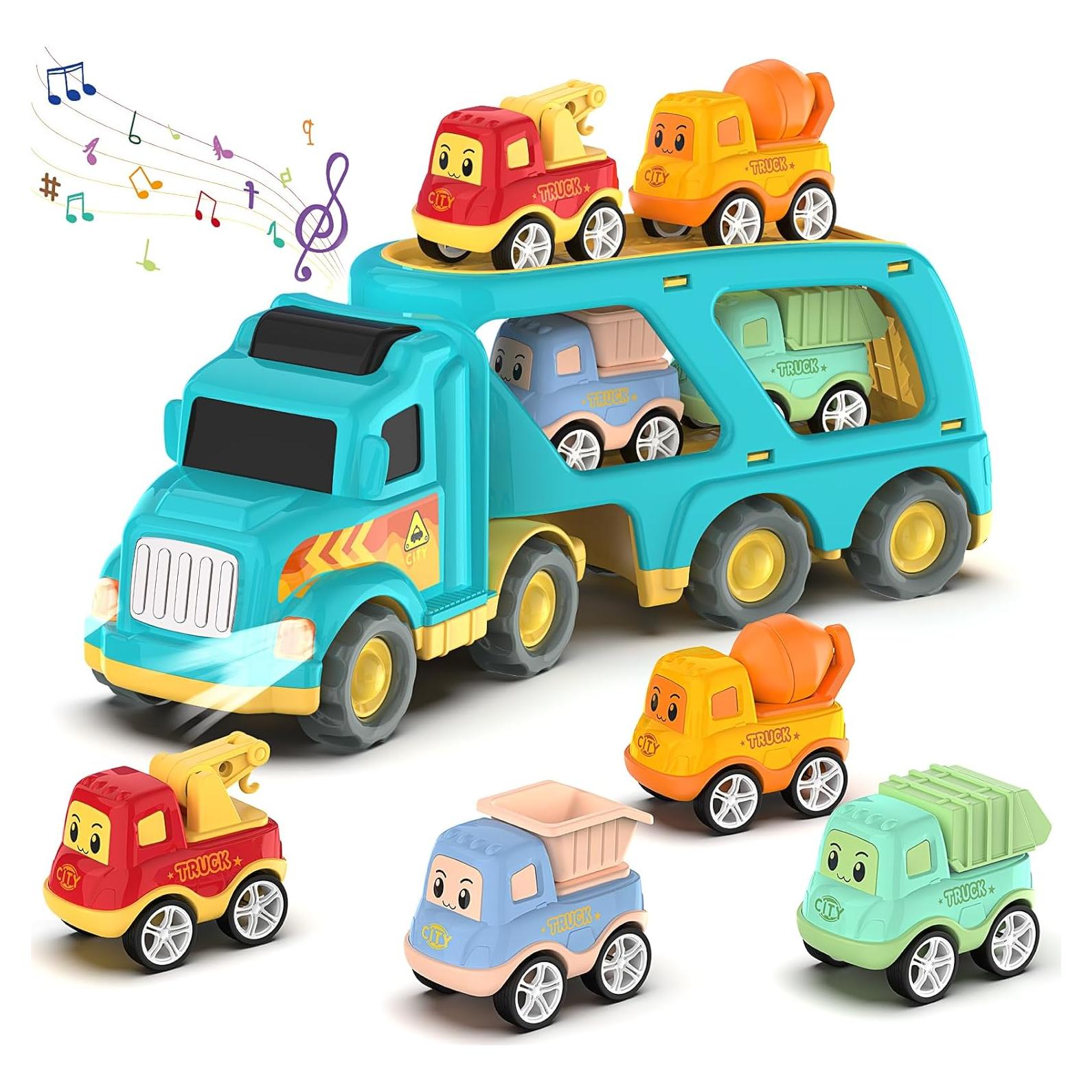 Camión de Juguete Veslier 5 en 1 con Sonidos y Luces