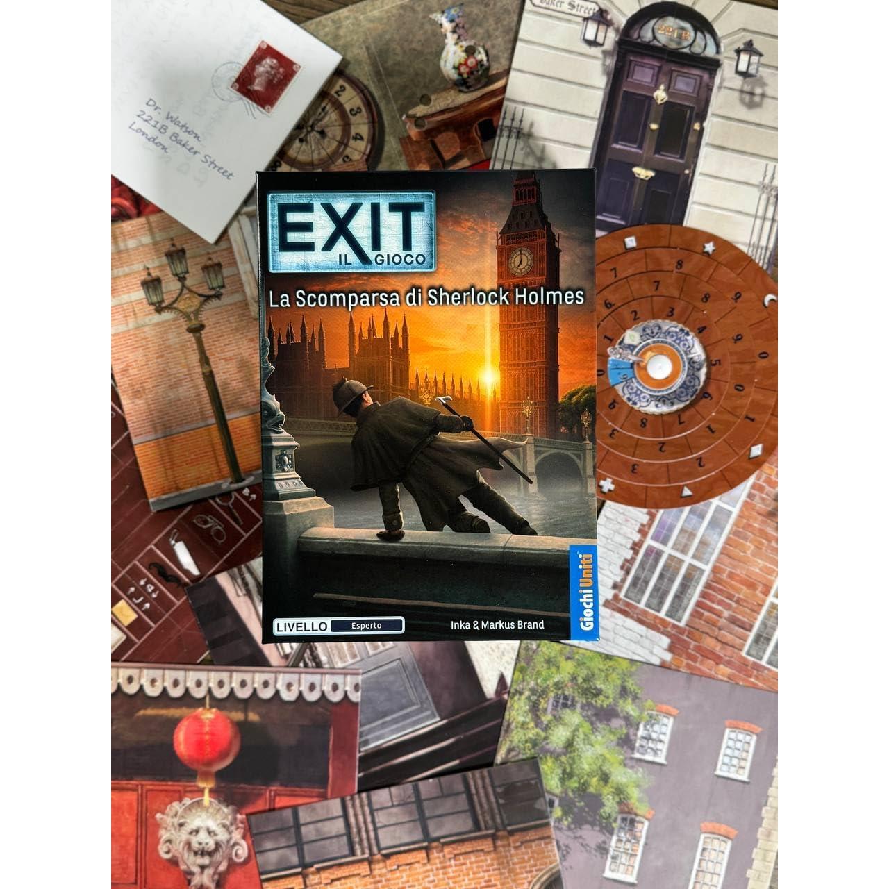 Juego de Mesa Escape Room Giochi Uniti Sherlock Holmes