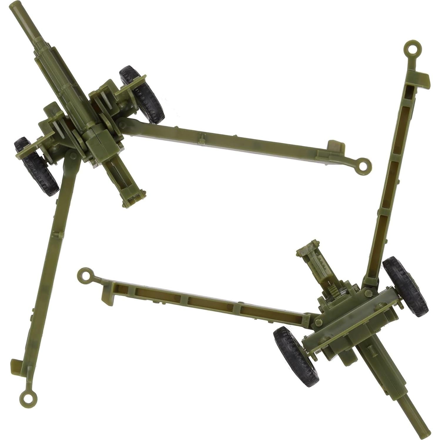 Conjunto Artillería BMC CTS WW2 US Verde OD 12 Figuras