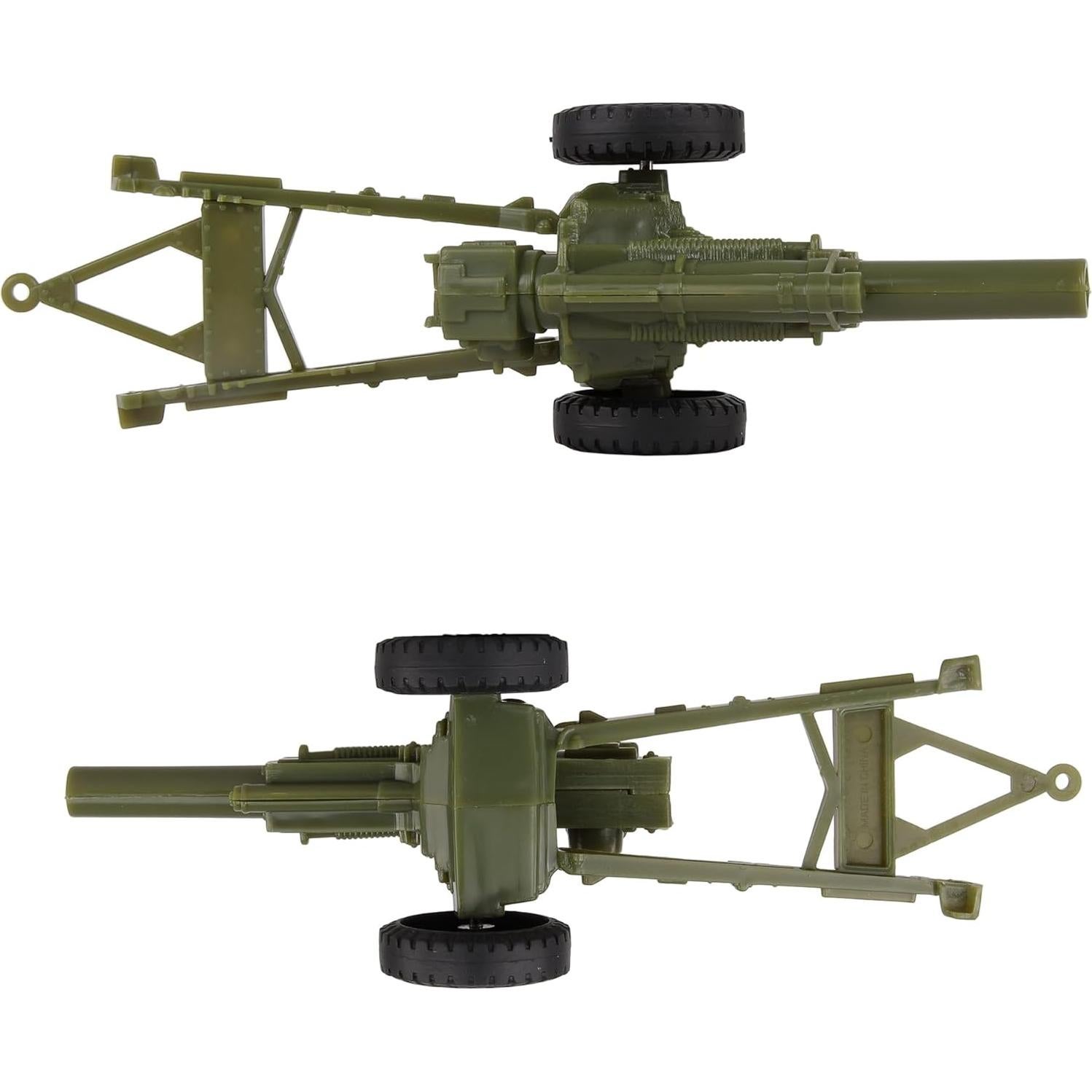 Conjunto Artillería BMC CTS WW2 US Verde OD 12 Figuras