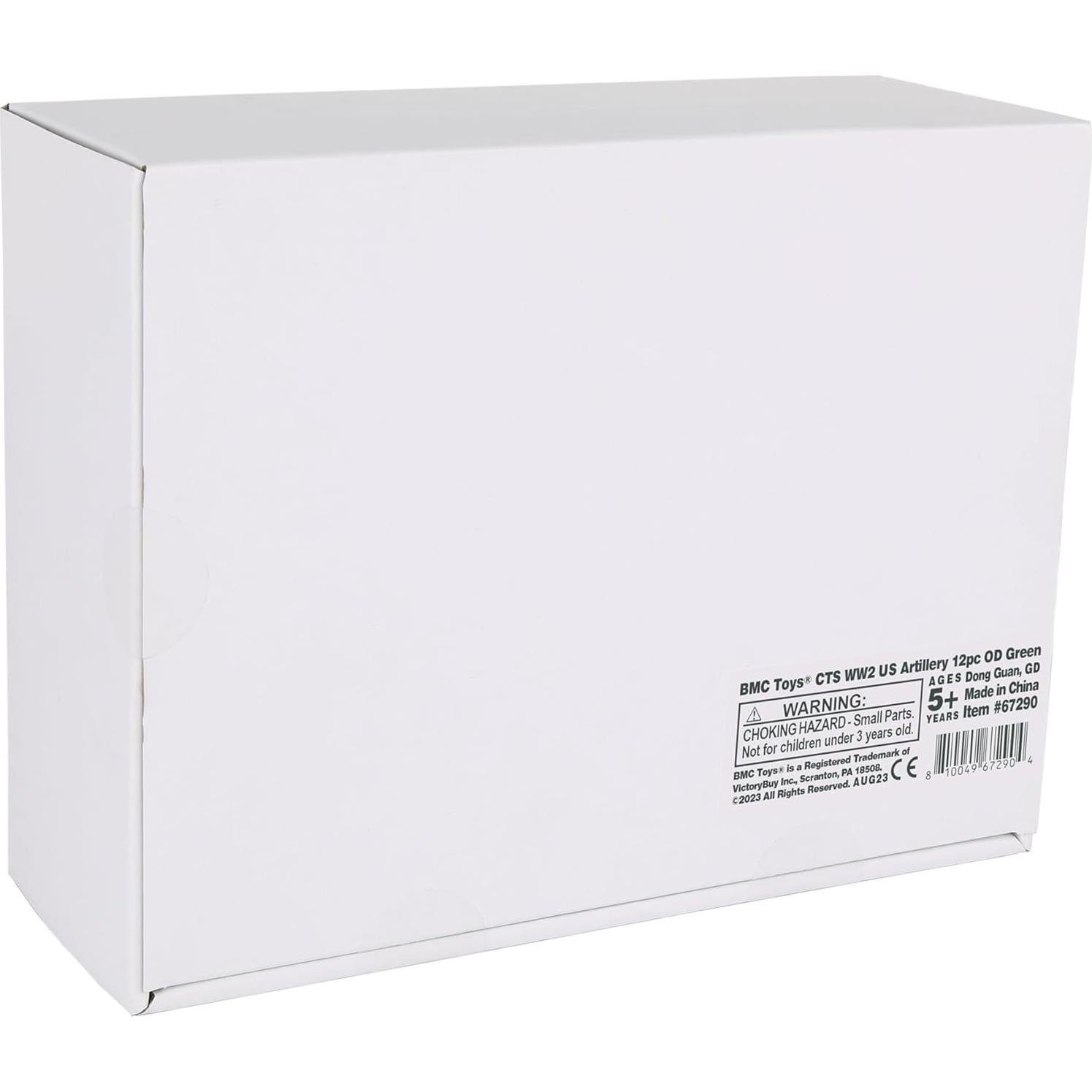 Conjunto Artillería BMC CTS WW2 US Verde OD 12 Figuras