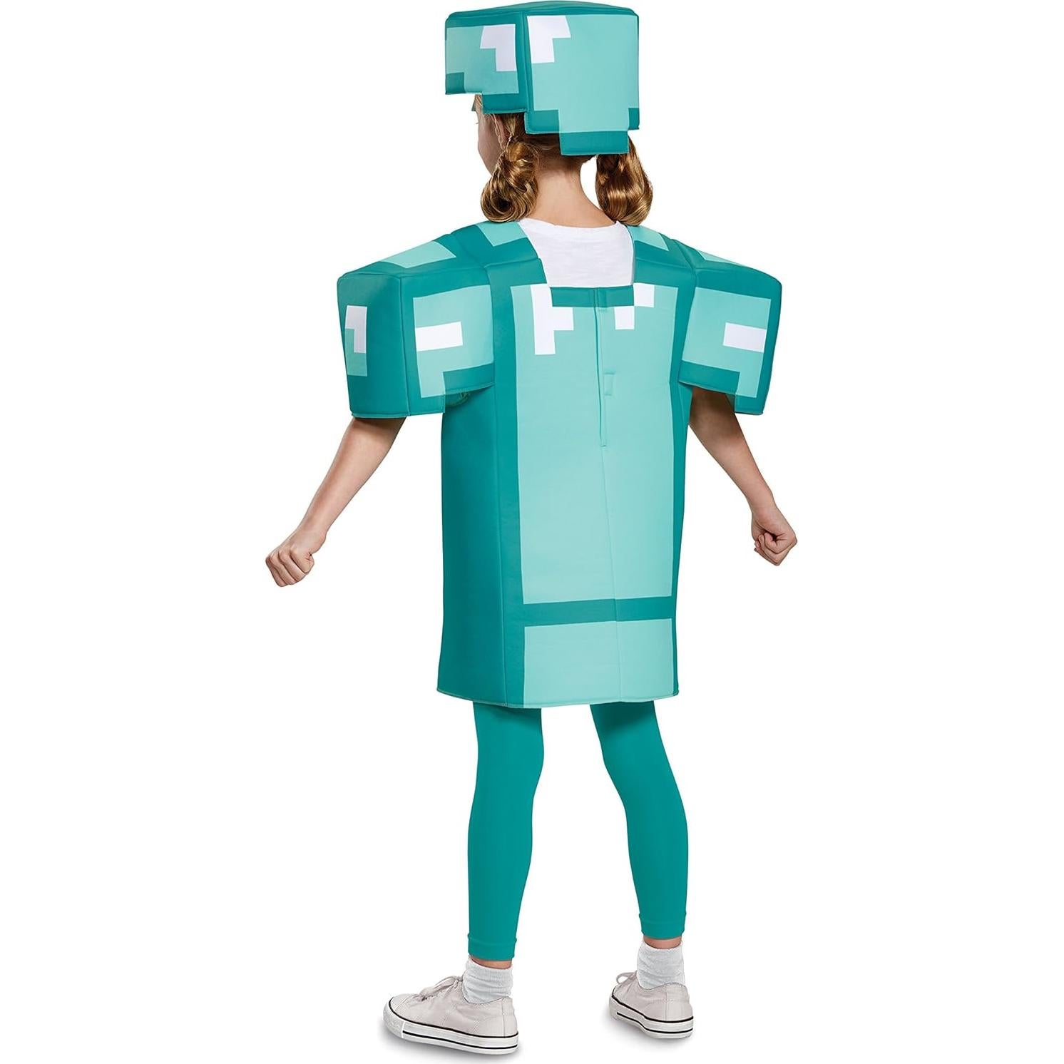 Disfraz Armadura Minecraft Azul Niños 4-6 años