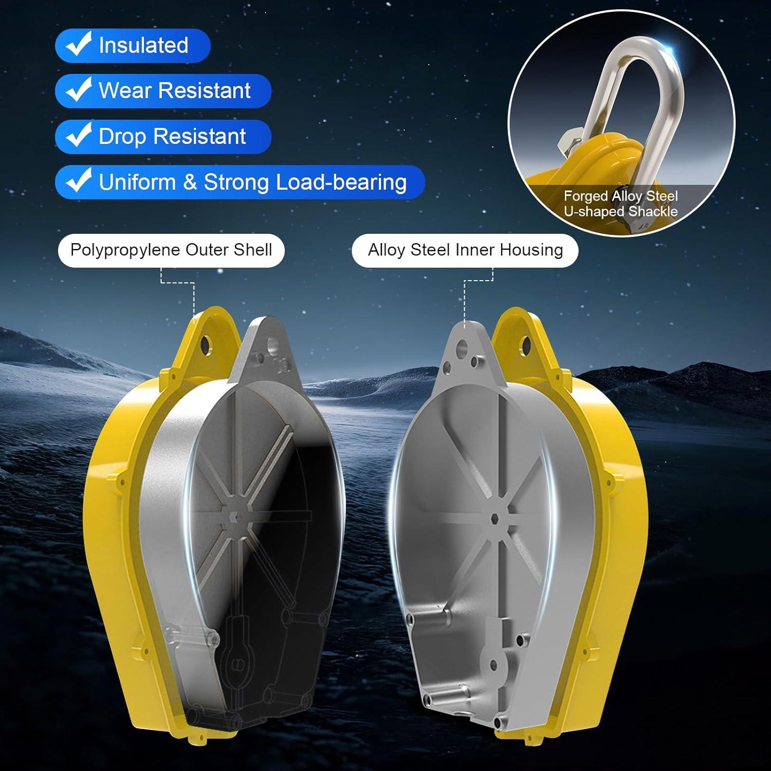 Protector de Caídas Encreese 15,24m Doble Bloqueo Automático