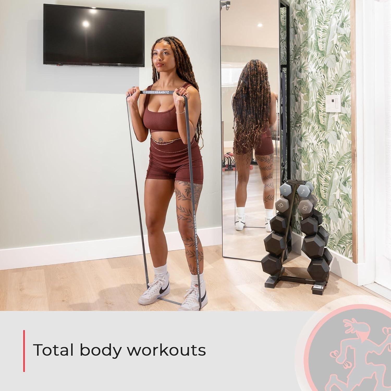 Banda de Resistencia Rubberbanditz Negra - Compacta y Duradera