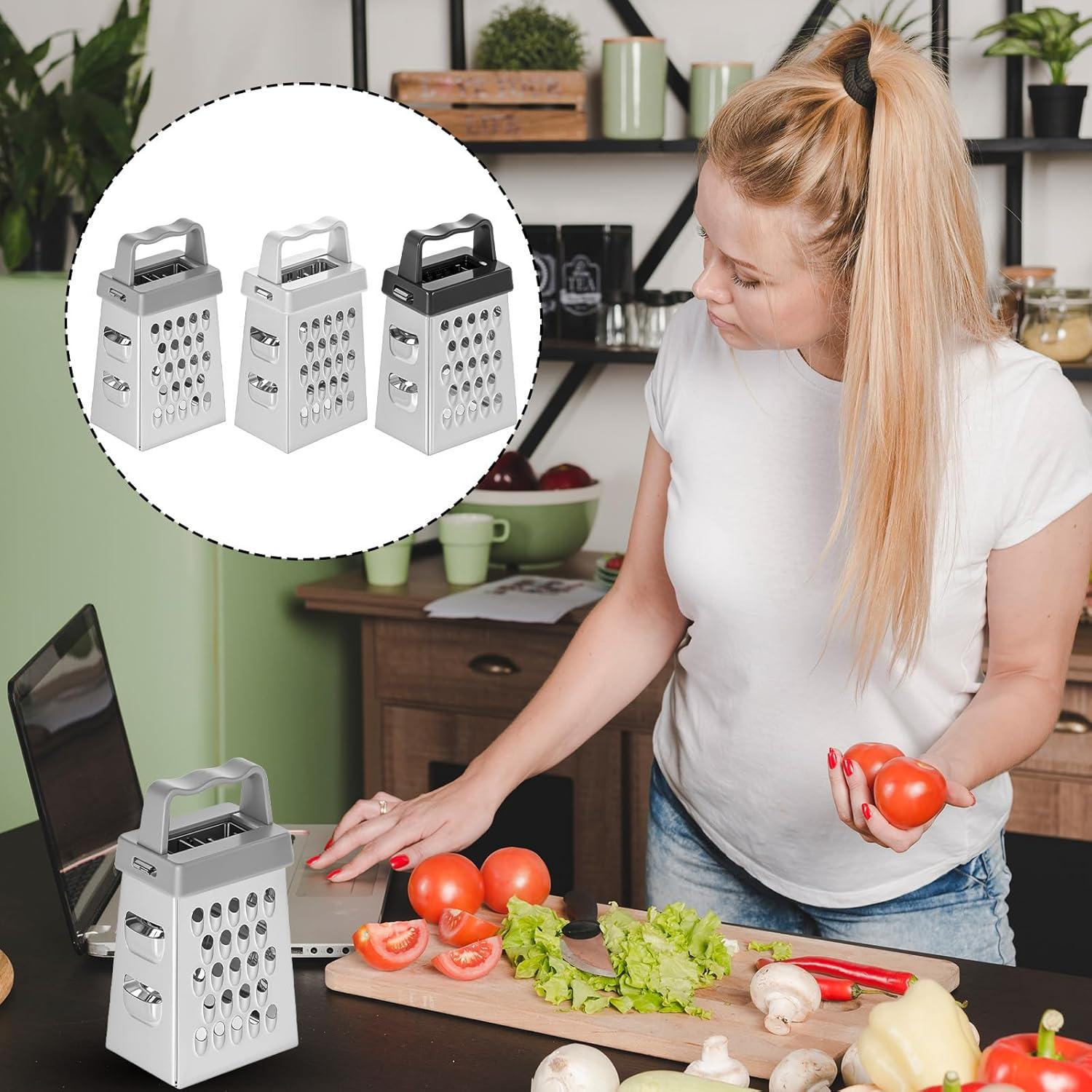 Mini Rallador de Queso COMNICO 3 Piezas Acero Inoxidable