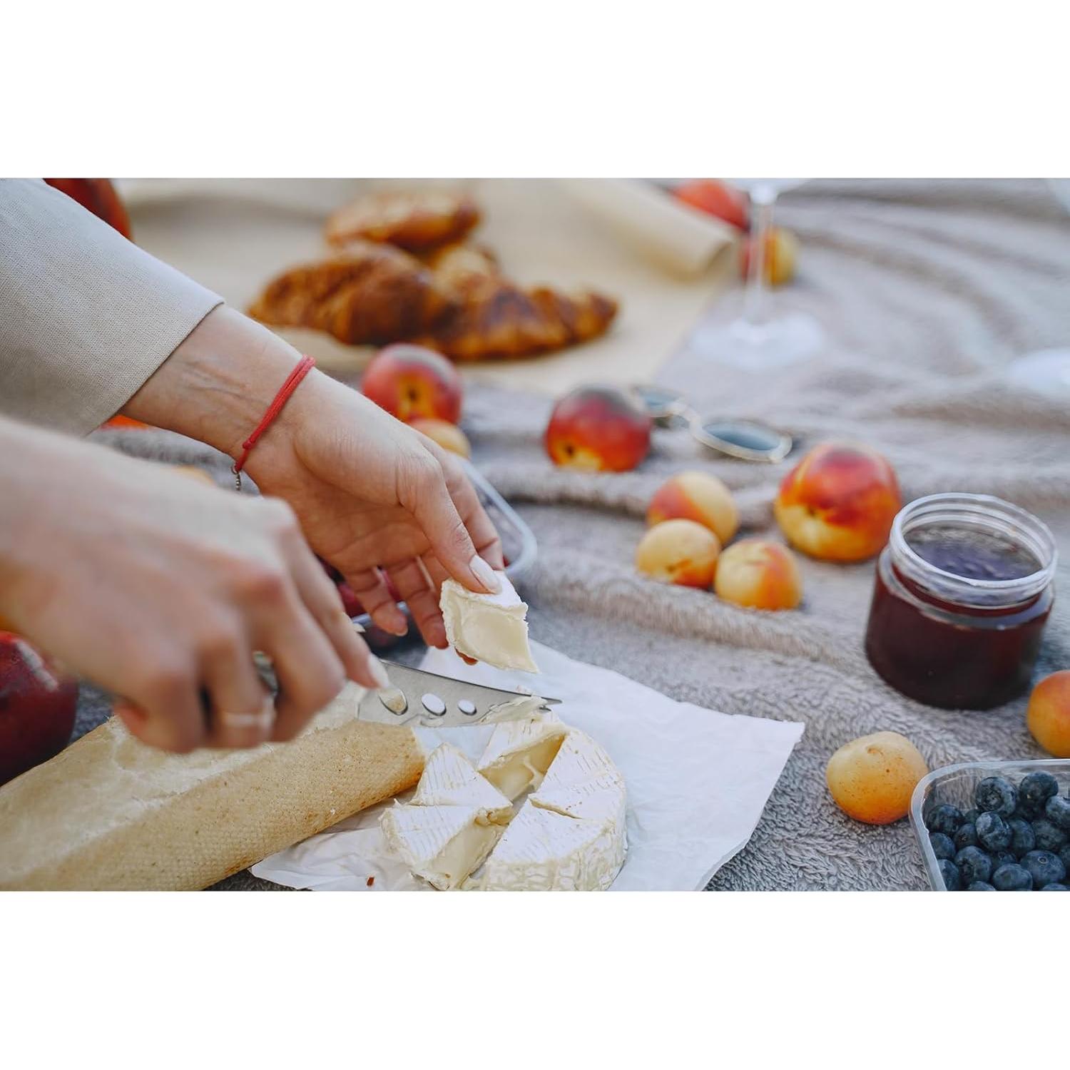 Juego de cuchillos de queso 6 piezas Esie Houzie acero inoxidable