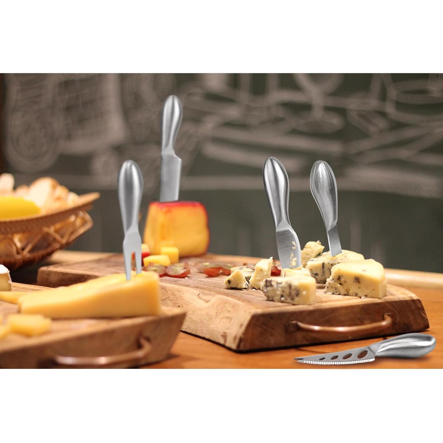 Juego de cuchillos de queso 6 piezas Esie Houzie acero inoxidable