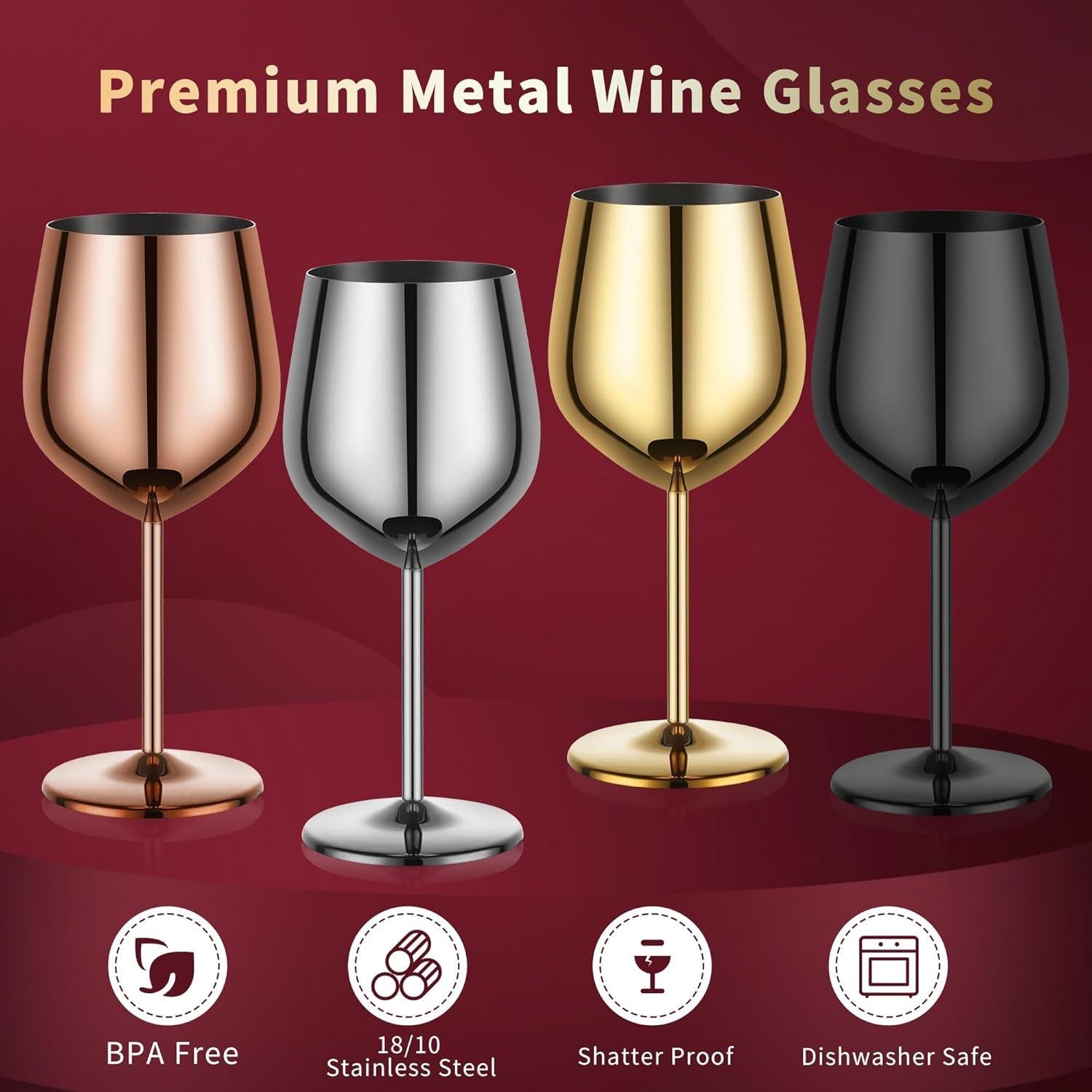 Juego de Sacacorchos Eléctrico MegaTrend con Copas de Acero