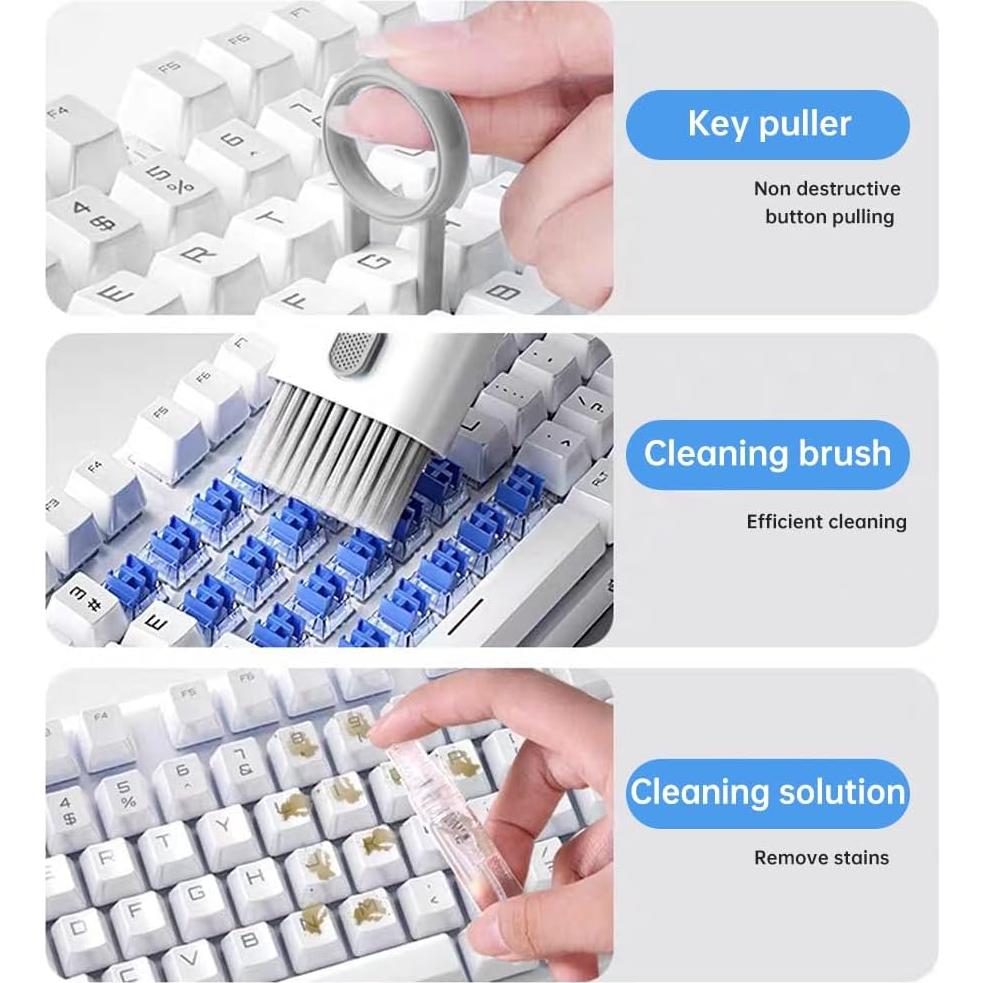 Kit de Limpieza Electrónica 7 en 1 Pilarmuture - Gris