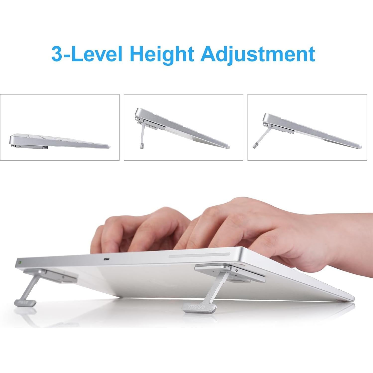 Soporte Portátil para Laptop Mosiso Ajustable Ergonómico Plata