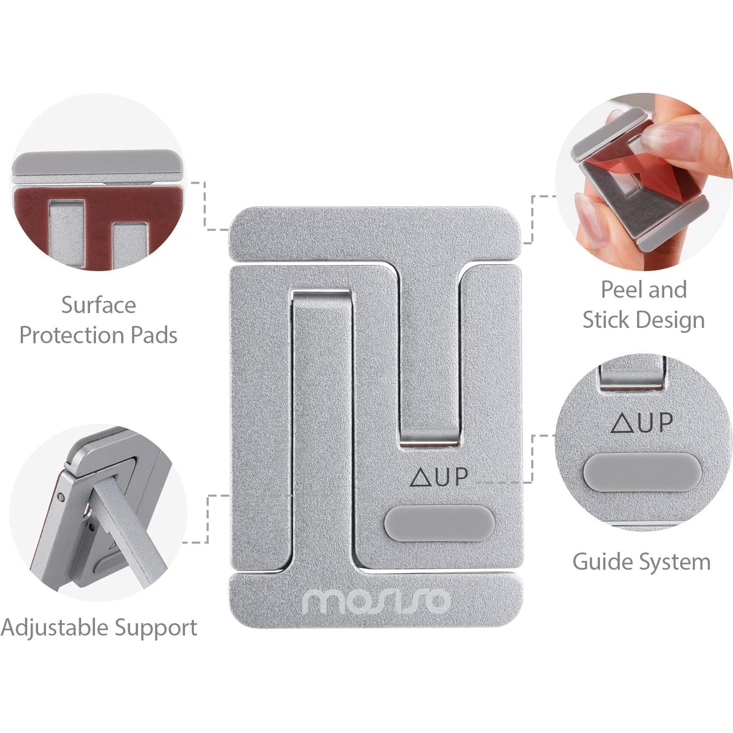 Soporte Portátil para Laptop Mosiso Ajustable Ergonómico Plata