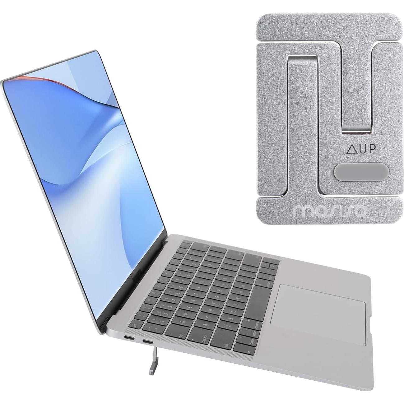 Soporte Portátil para Laptop Mosiso Ajustable Ergonómico Plata