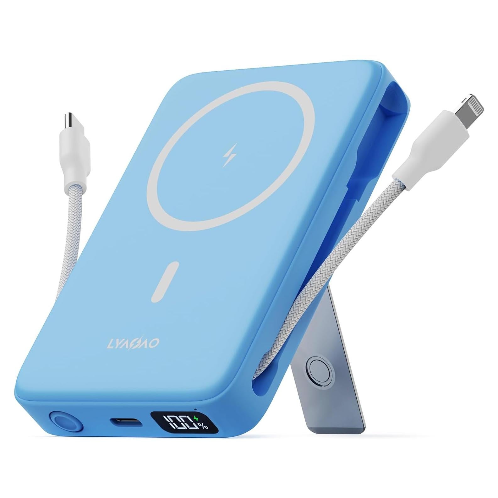 Cargador Portátil Magnético 16800mAh LYAOAO con Pantalla LED