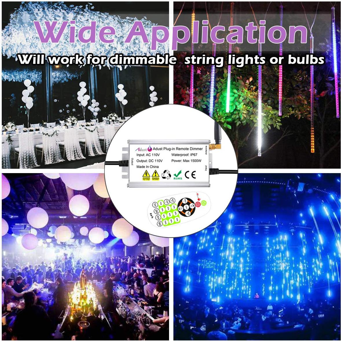 Atenuador Inalámbrico Exterior Adust 1500W IP67 con Temporizador