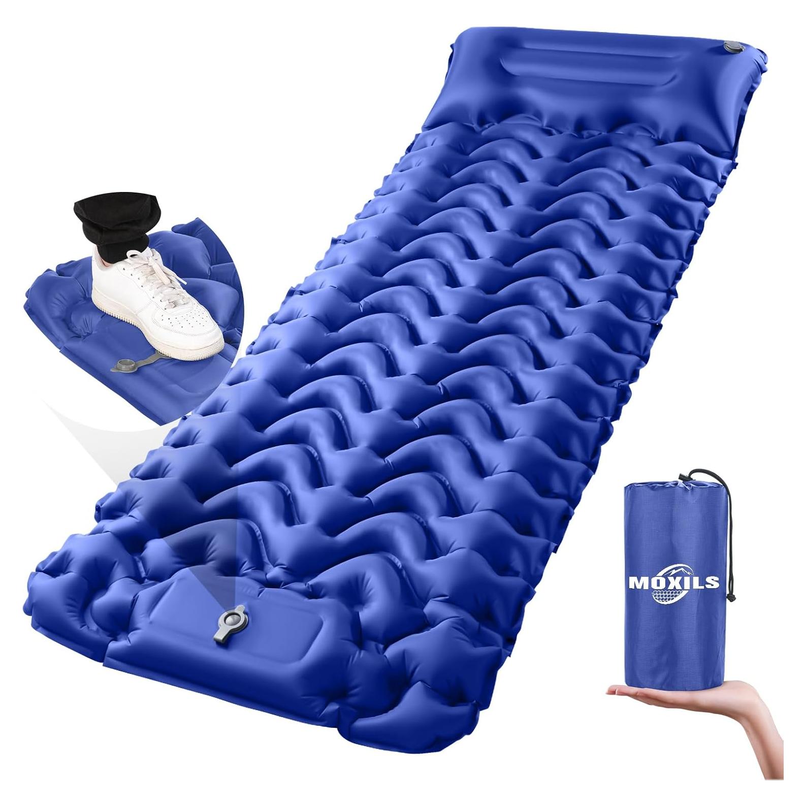 Colchoneta Inflable MOXILS DM-SLP02 Azul 190x63 cm