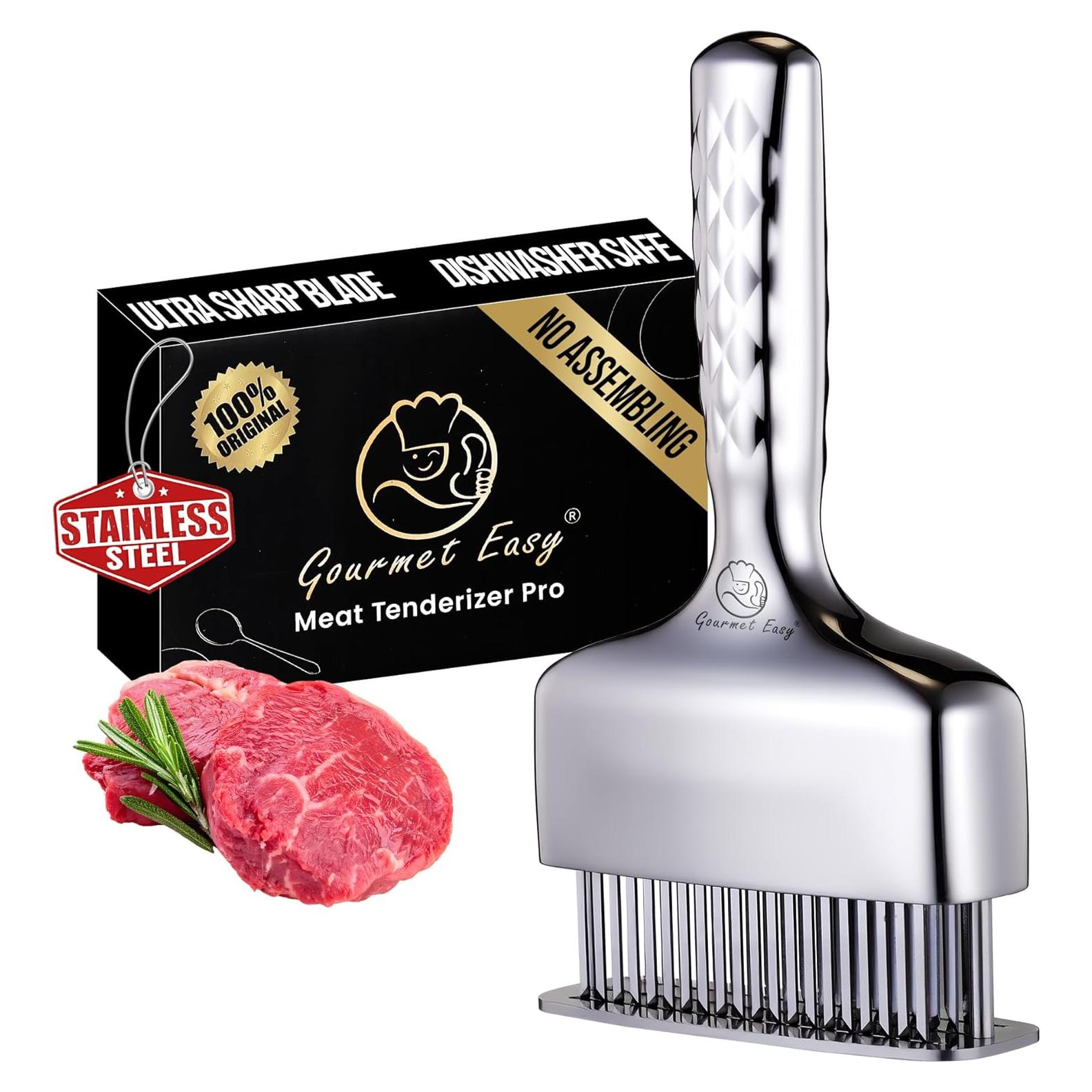 Ablandador de Carne Deluxe Gourmet Easy - Acero Inoxidable