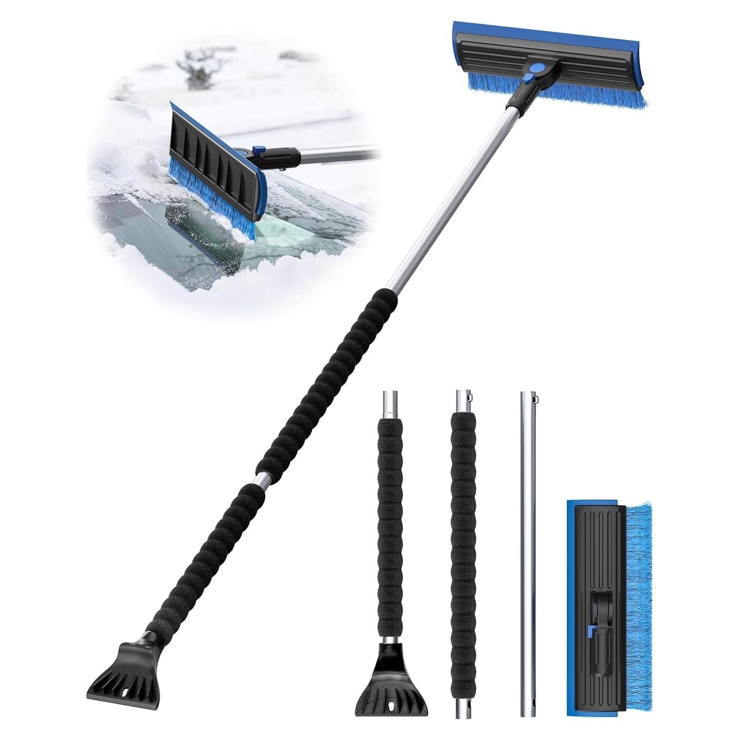 Raspador de Hielo Extra Largo helloleiboo 141.5 cm Azul